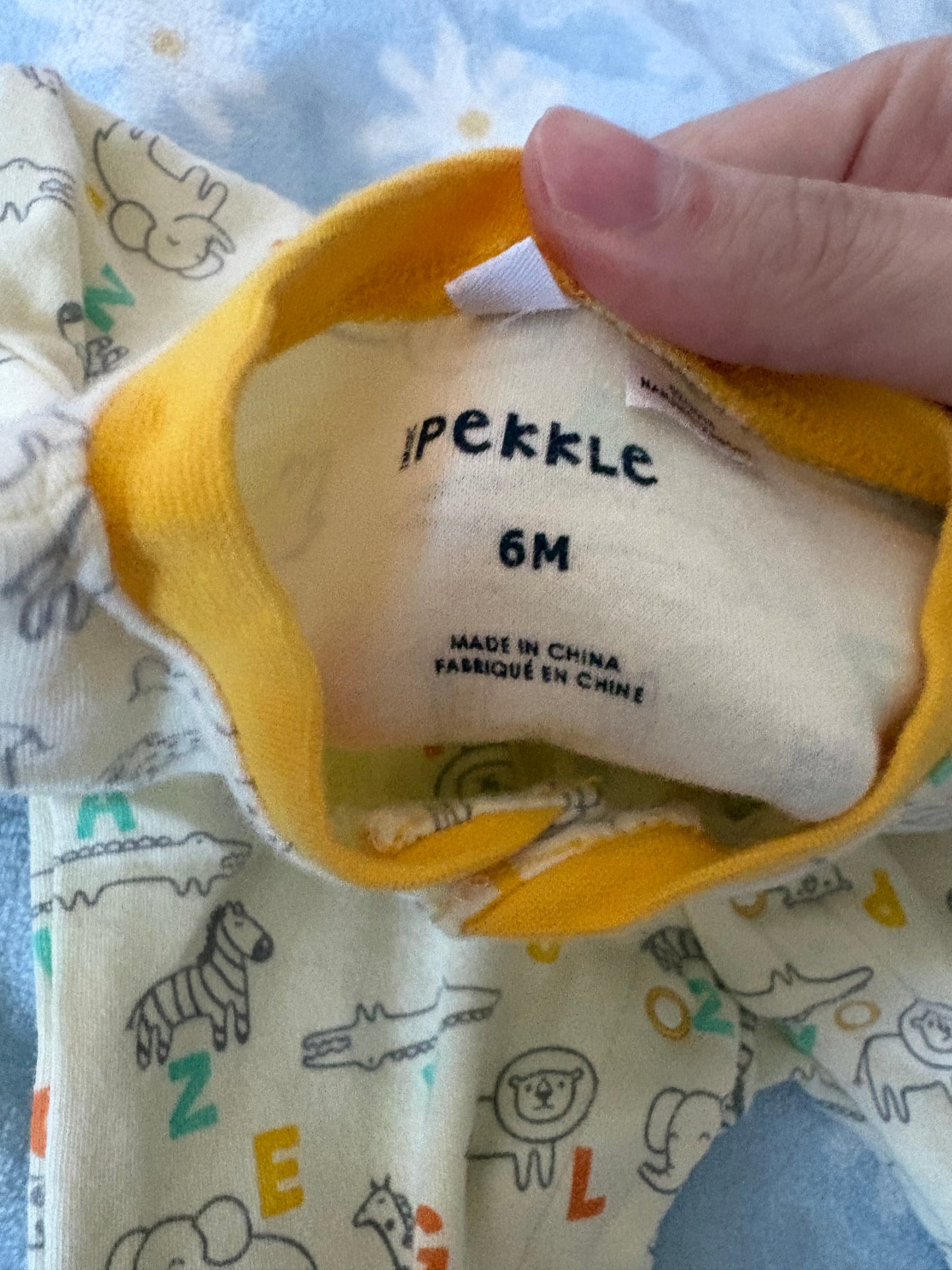 Pyjama pekkle 6 mois état neuf