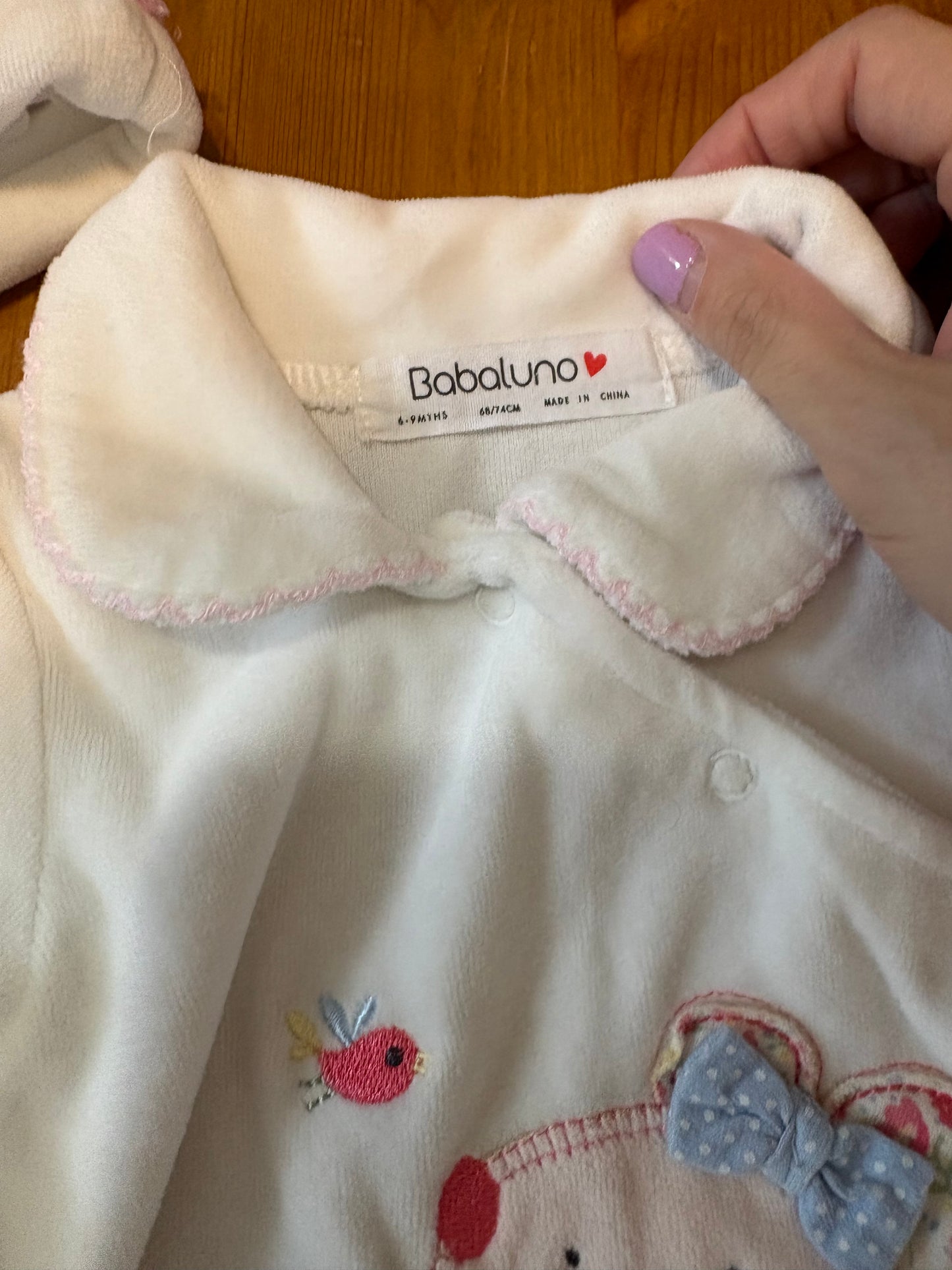 Pyjama babaluno 6/9 mois état neuf