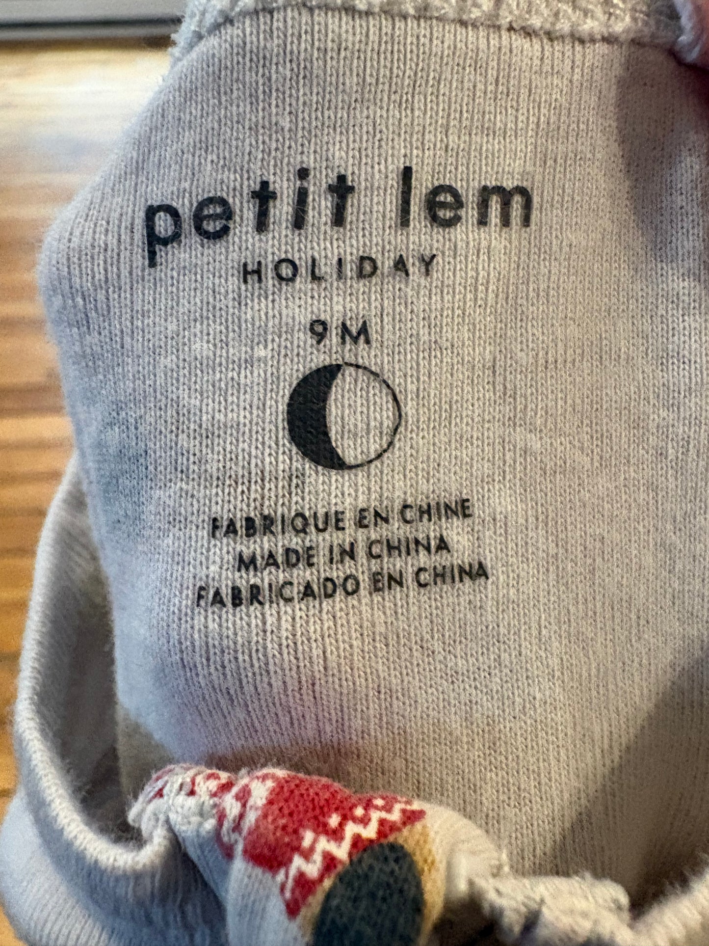 Pyjama petit lem 9 mois imparfait