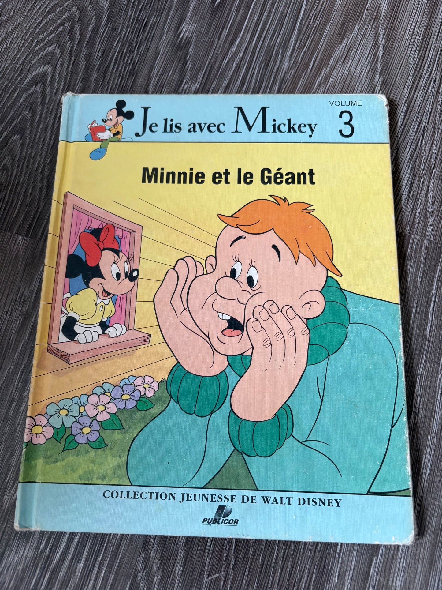 Livre je lis avec Mickey 3 grand format 80-90’’