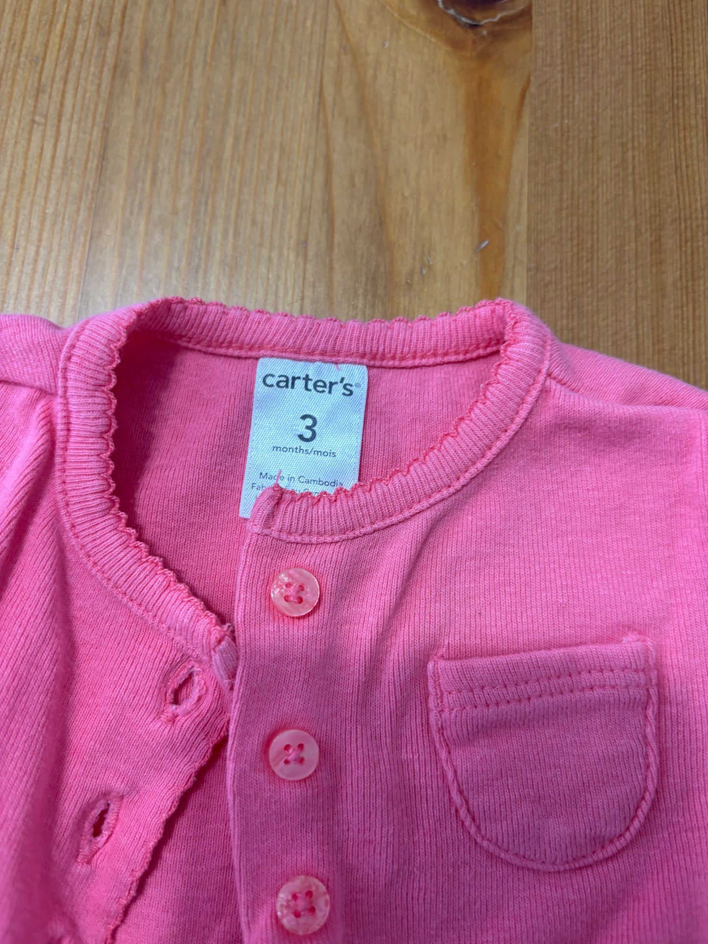 Veste carter’s 3 mois