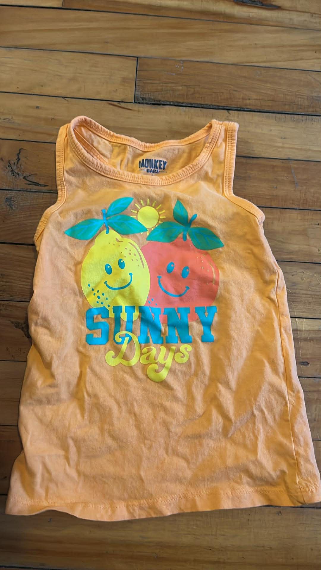 Camisole monker bar 4 ans neuf