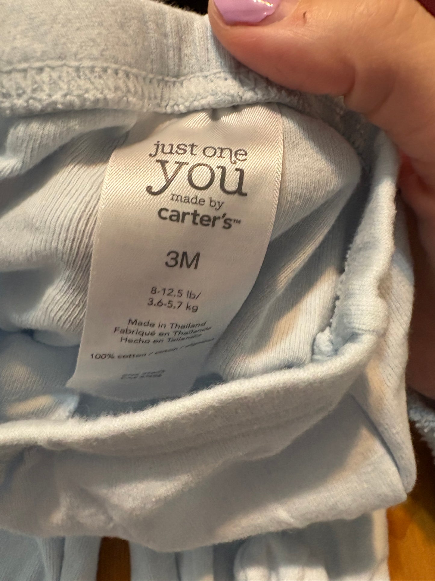 Pantalon pyjama à patte 3 mois