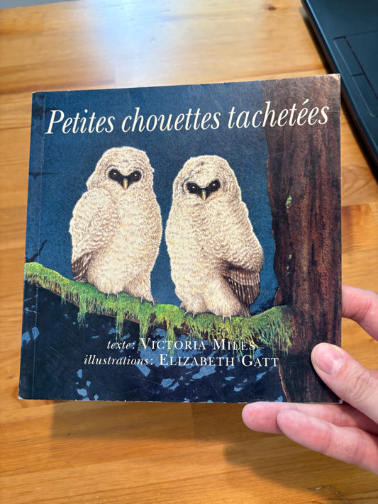 Livre petite chouette tachetées 🥹