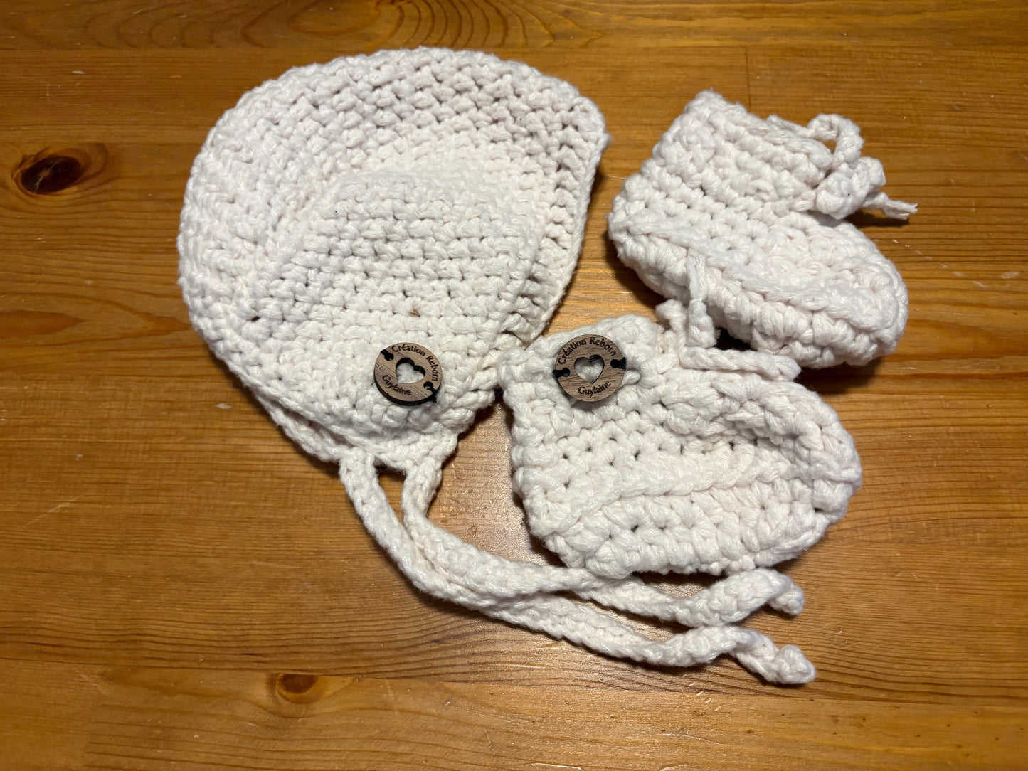 ensemble tricot 3 morceaux 0-3 mois