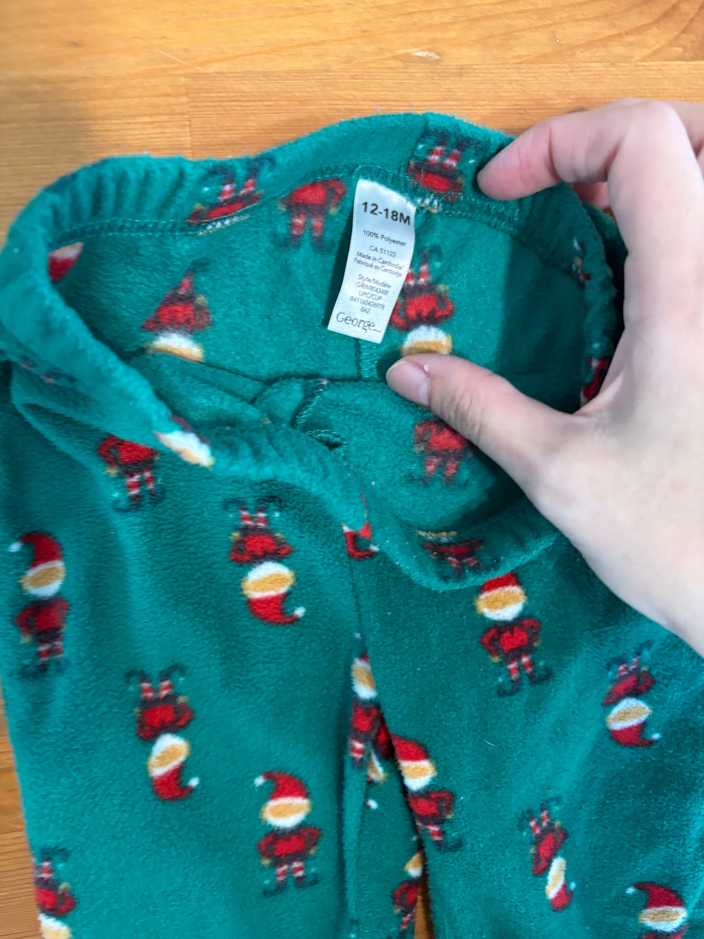 Pantalon pyjama noël 12-18 mois george