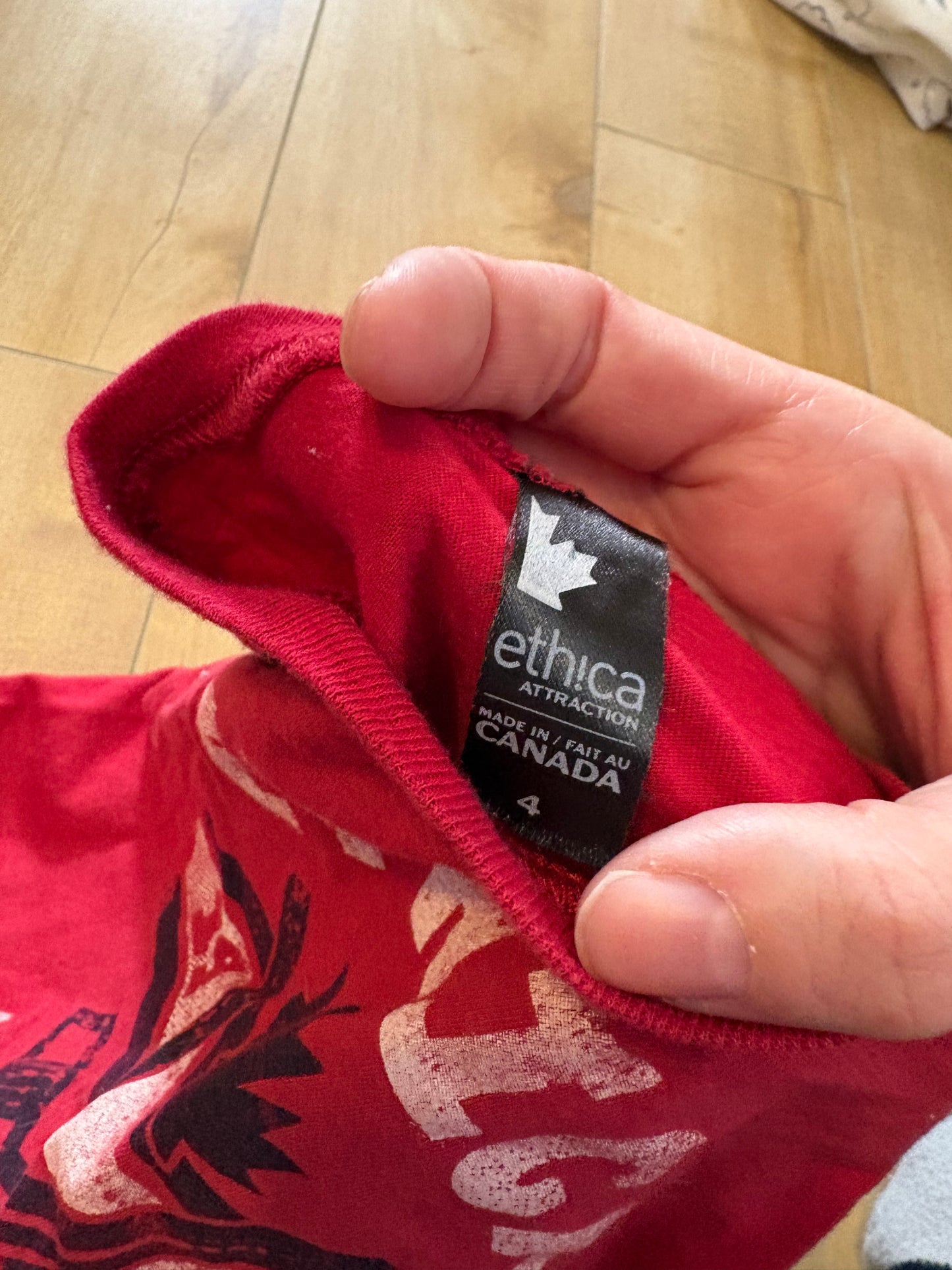 T-shirt ethica team 4 ans