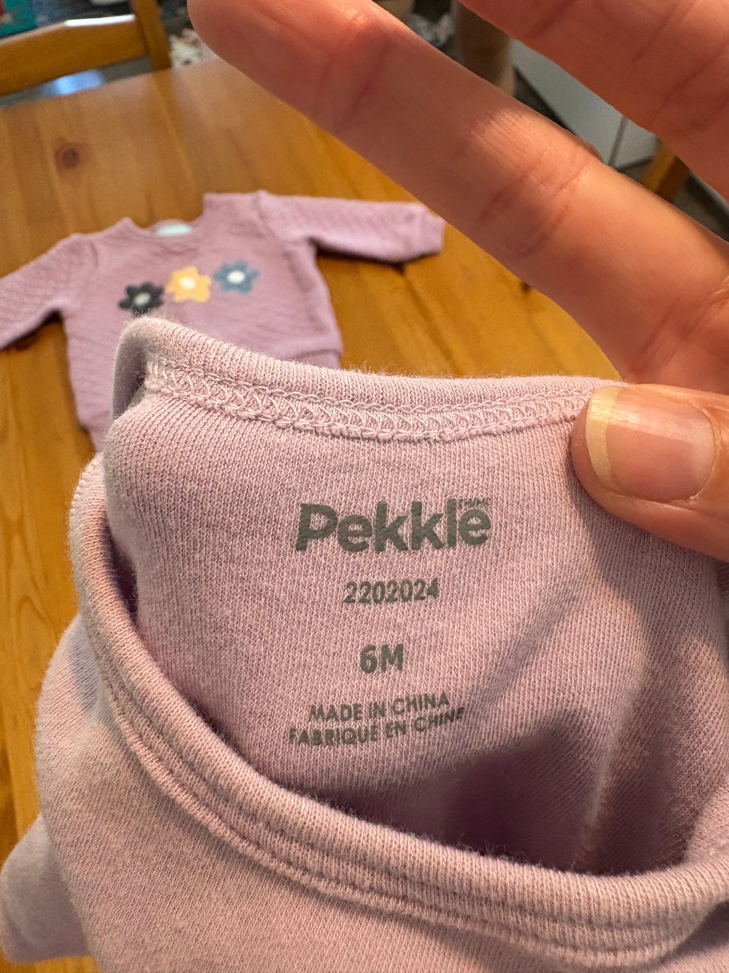 Ensemble pekkle 6 mois