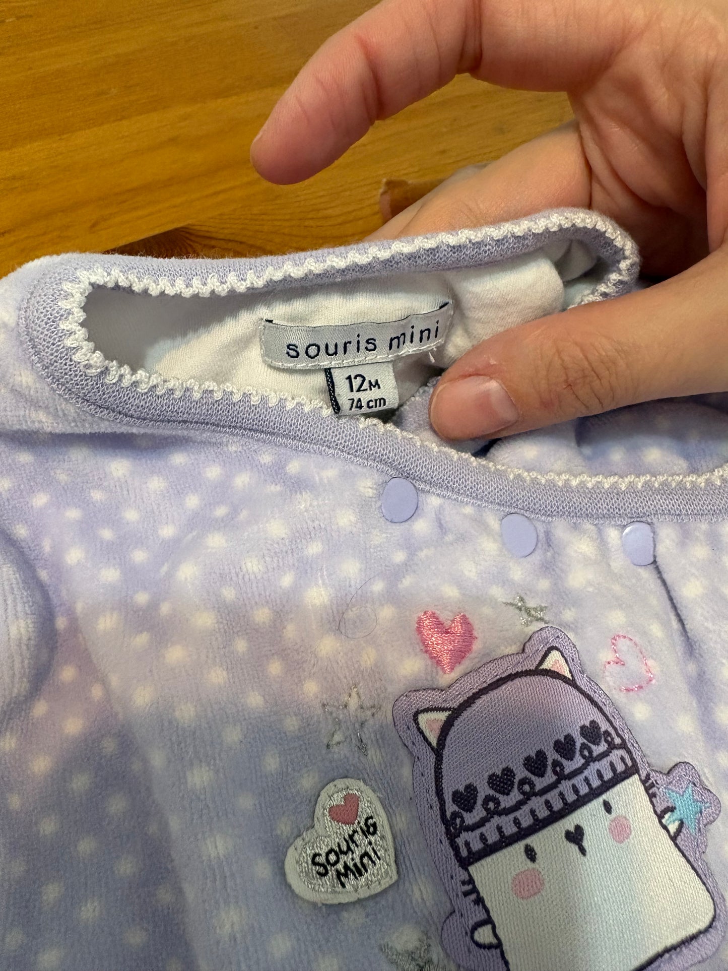Gilet souris mini 12 mois