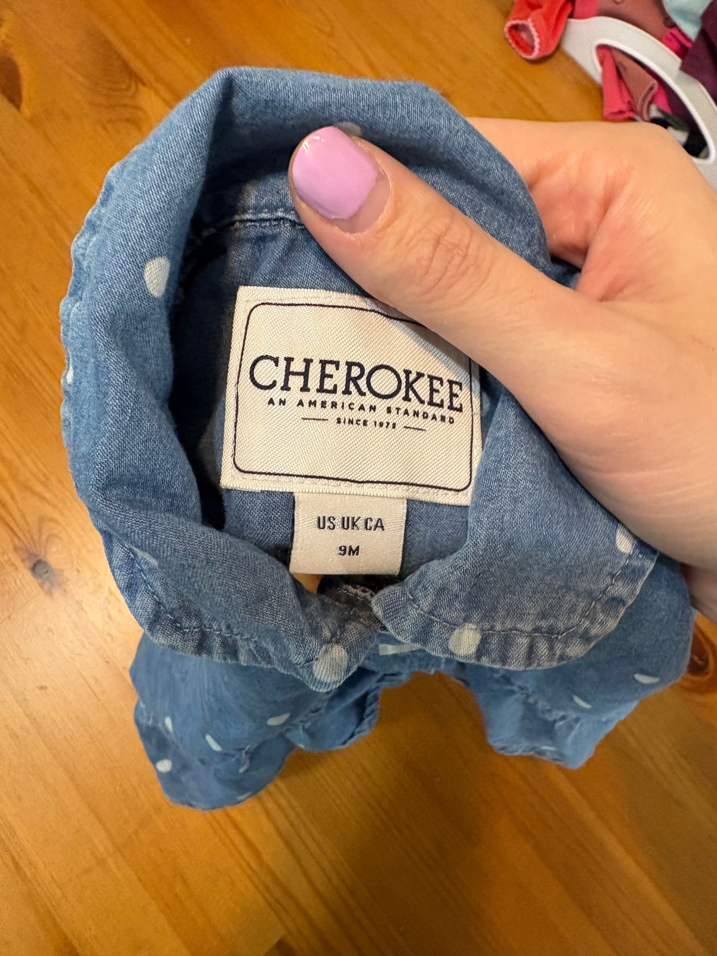 Tunique jeans cherokee 9 mois