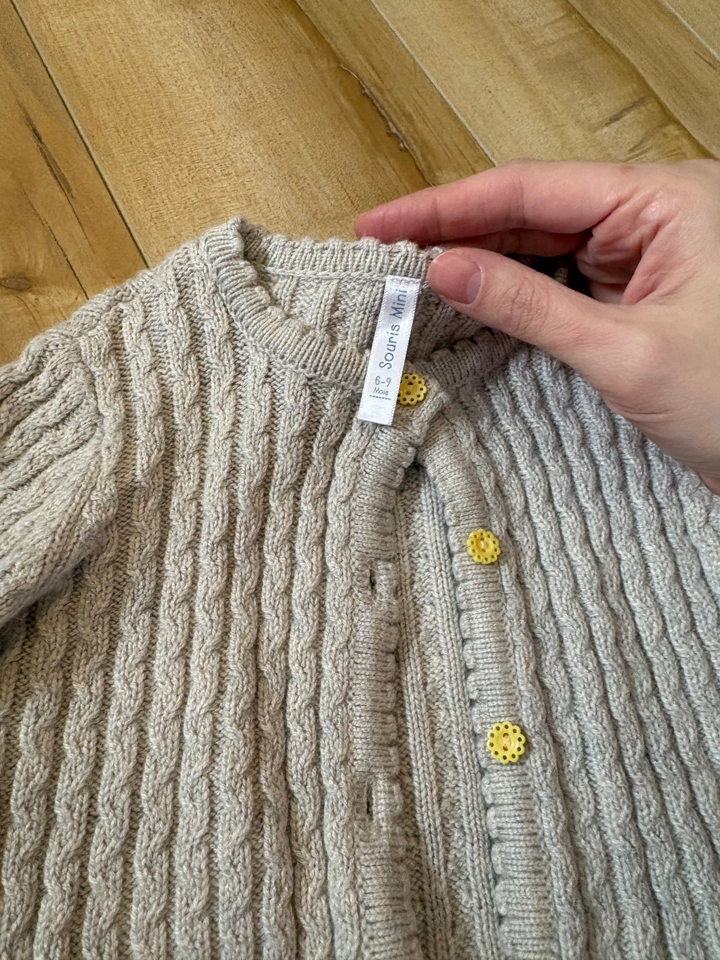 Veste souris mini 6-9 mois neuf