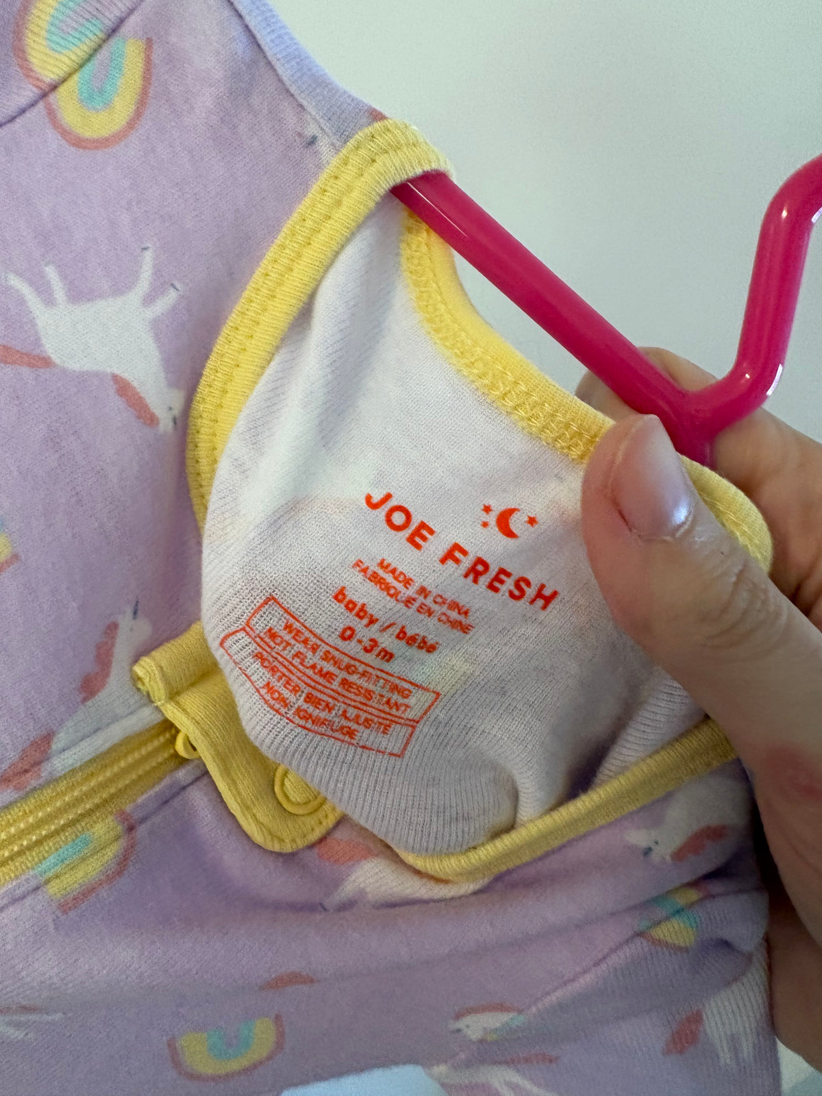 Pyjama joe fresh 0-3 mois
