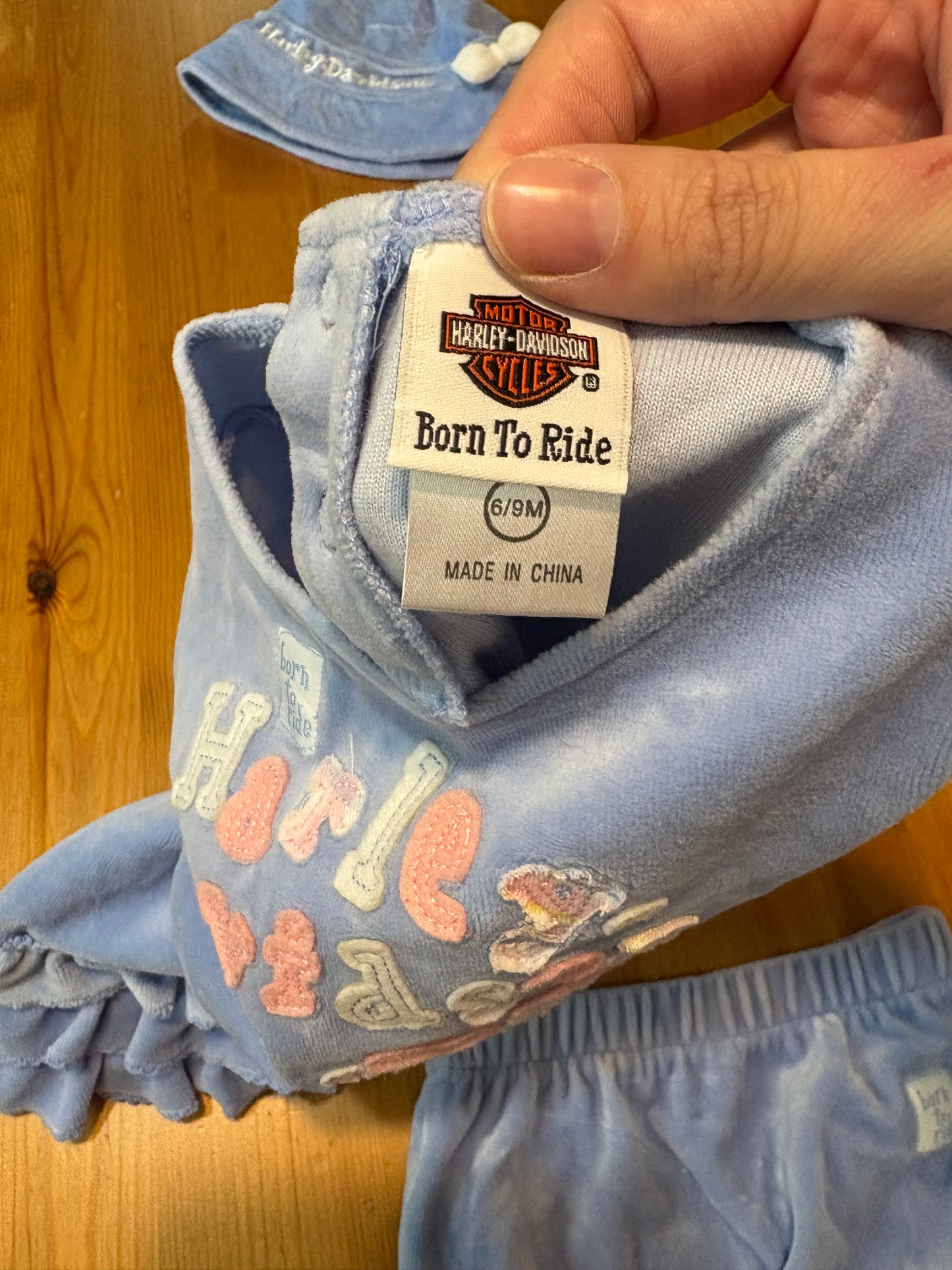 Ensemble Harley davidson 6-9 mois
