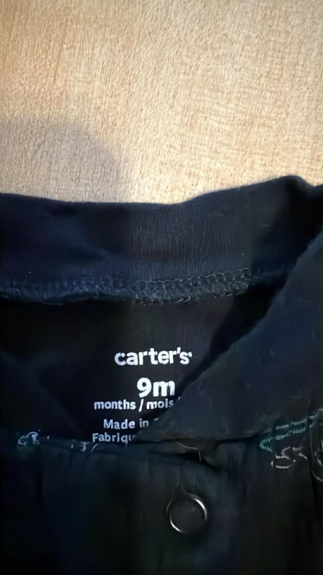 Pyjama carter’s 9 mois