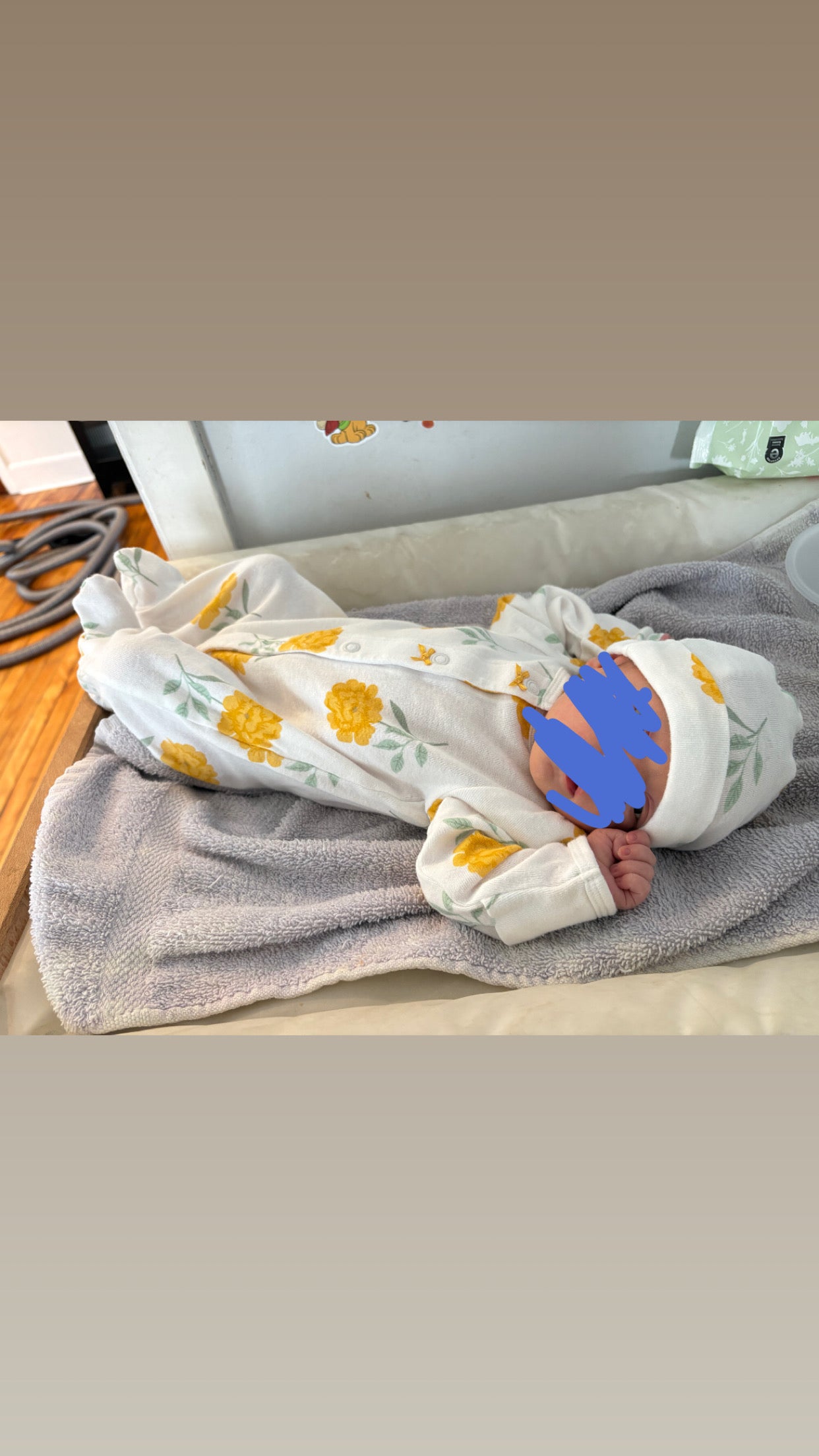 Pyjama carter's newborn j'ai encore le chapeau probablement (cmb)