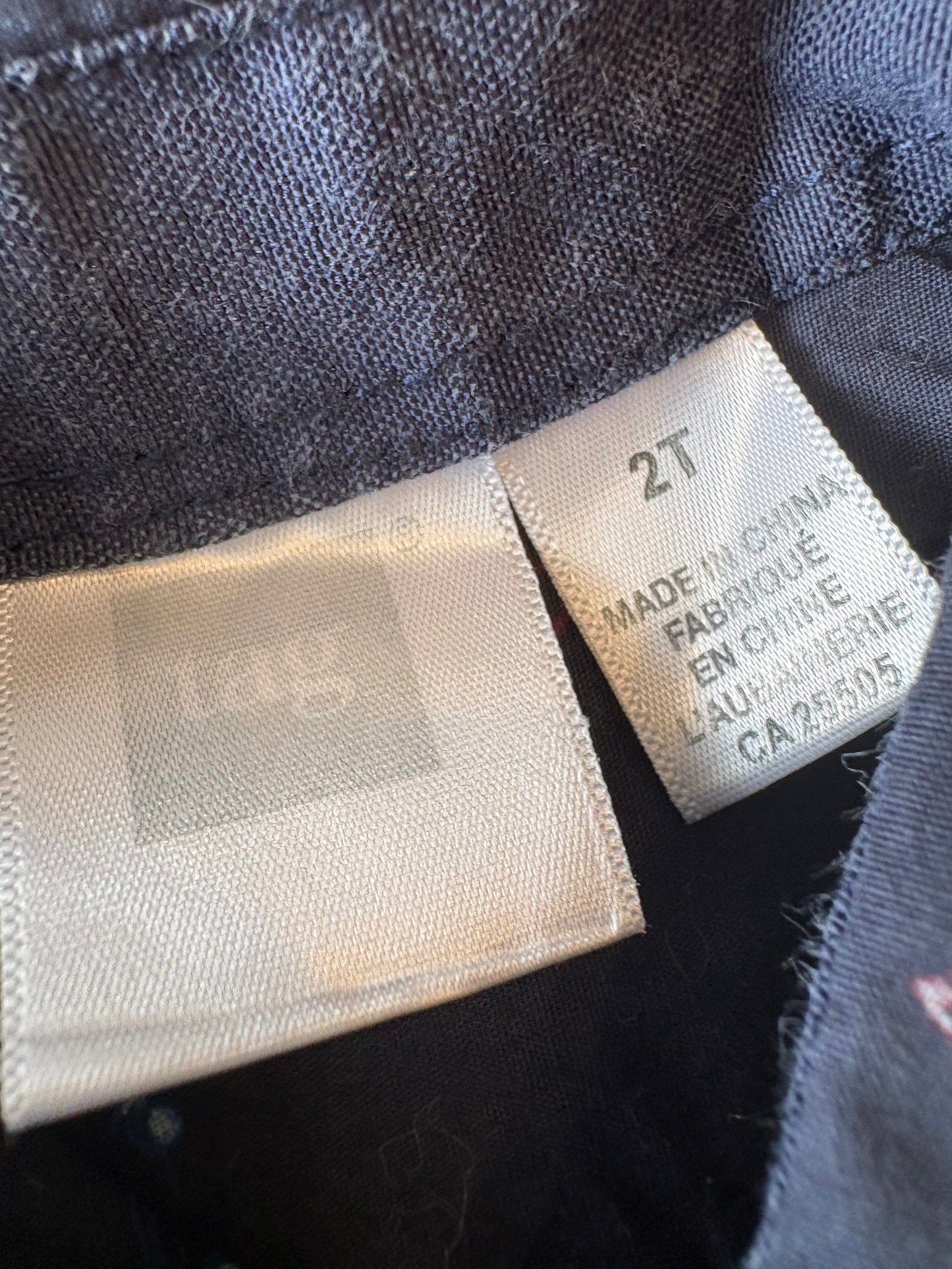Chemise tag 2T