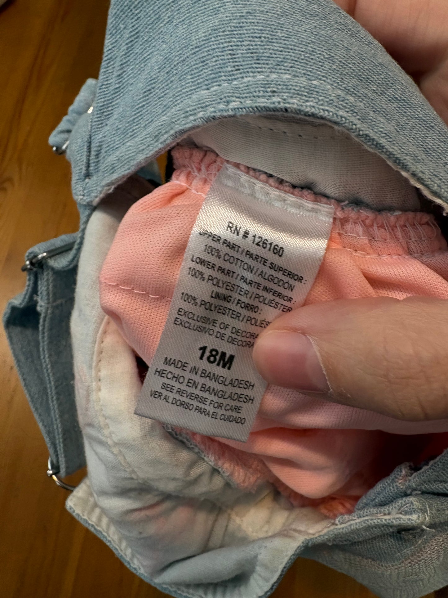 Robe salopette 18 mois