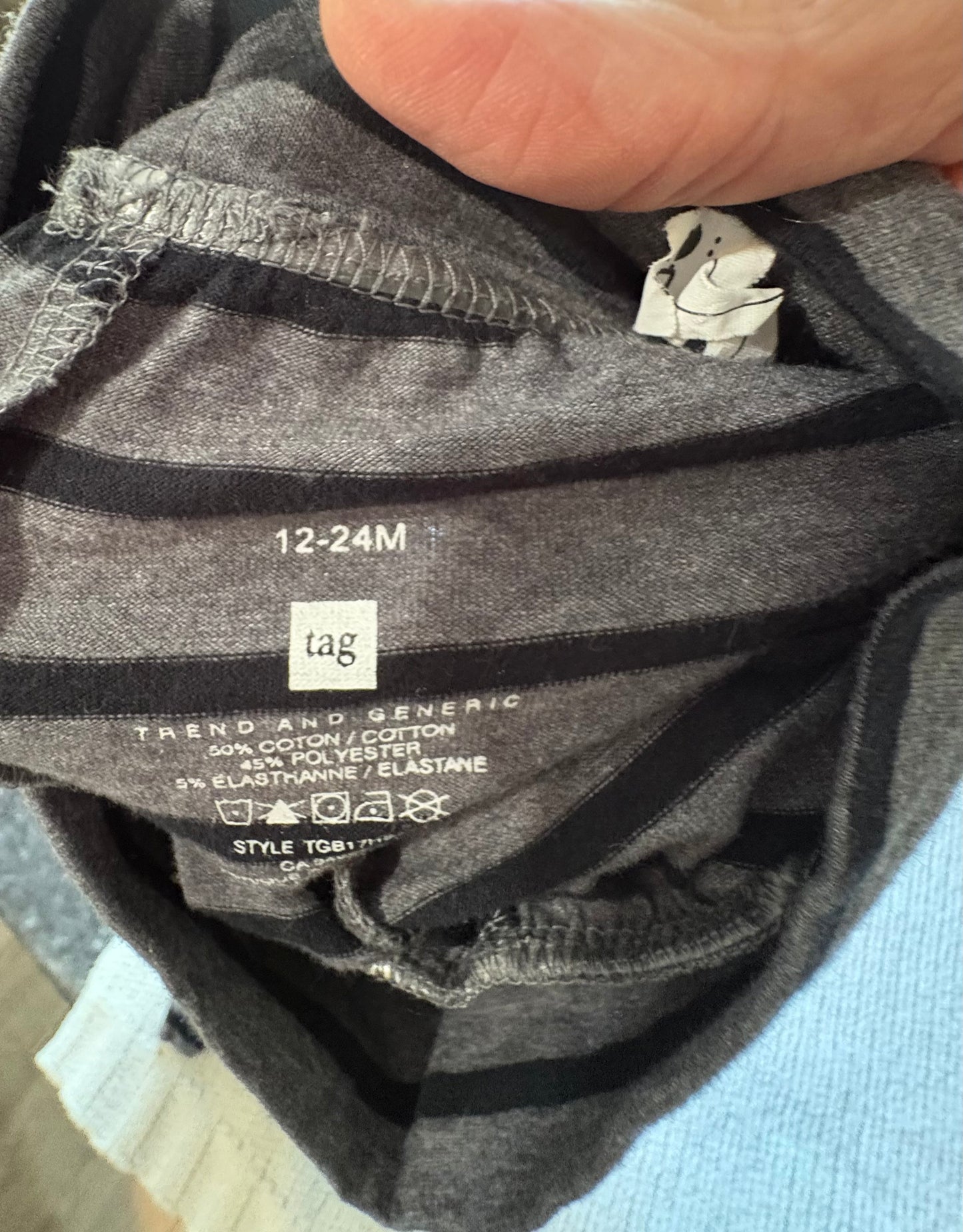 Pantalon évolutif tag 12-24 mois