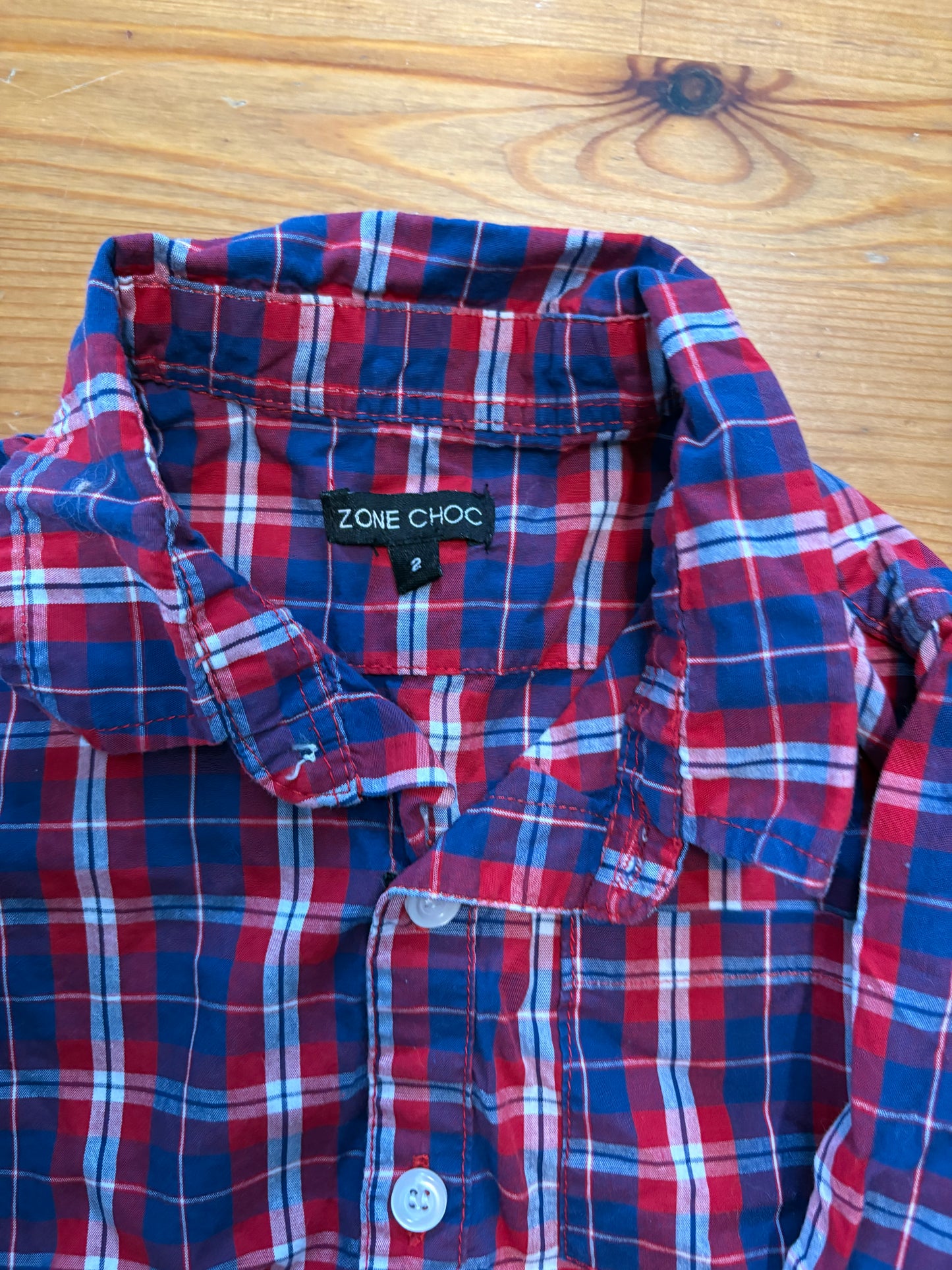 Chemise zone choc 2T état neuf