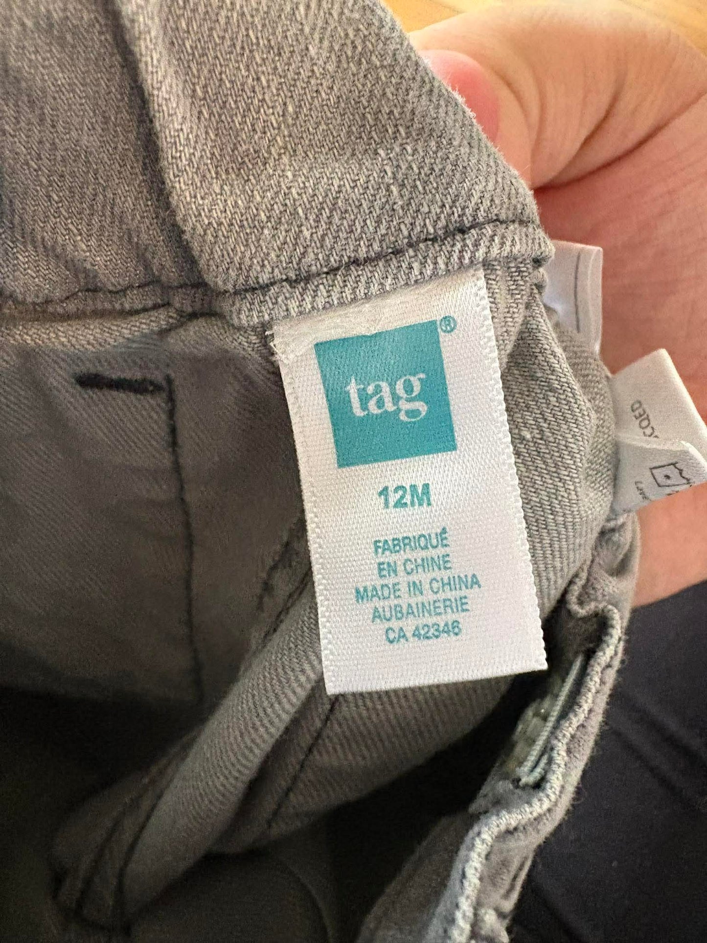 Jeans tag 12 mois