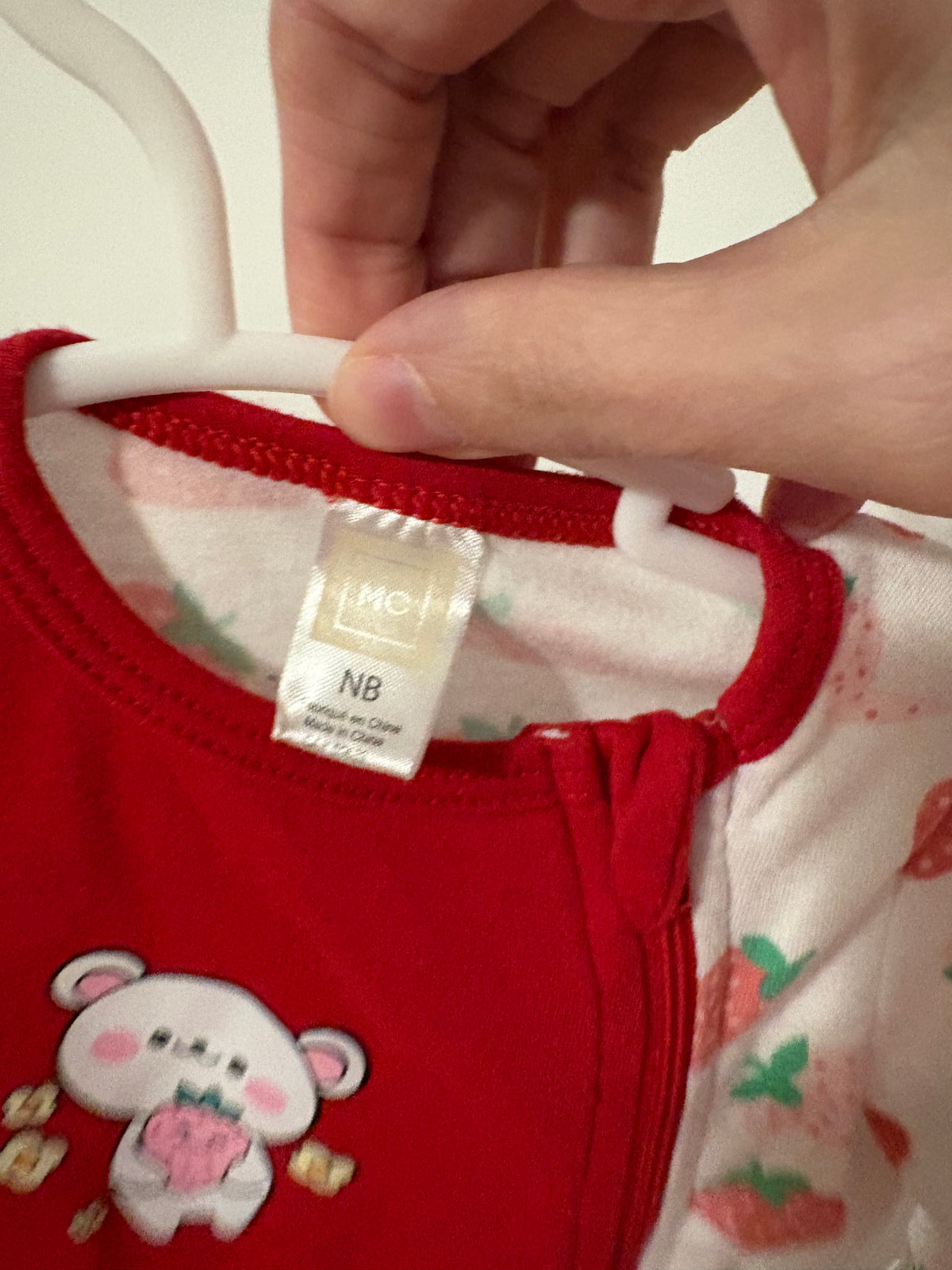 Pyjama mc newborn état neuf