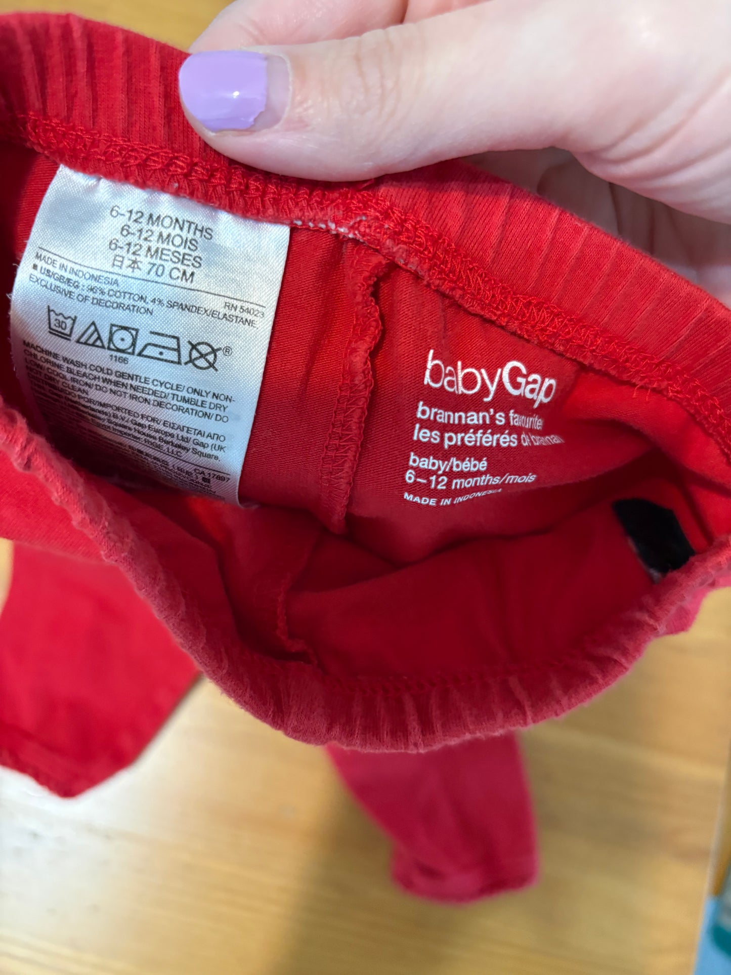 Legging baby Gap 6-12 mois état neuf