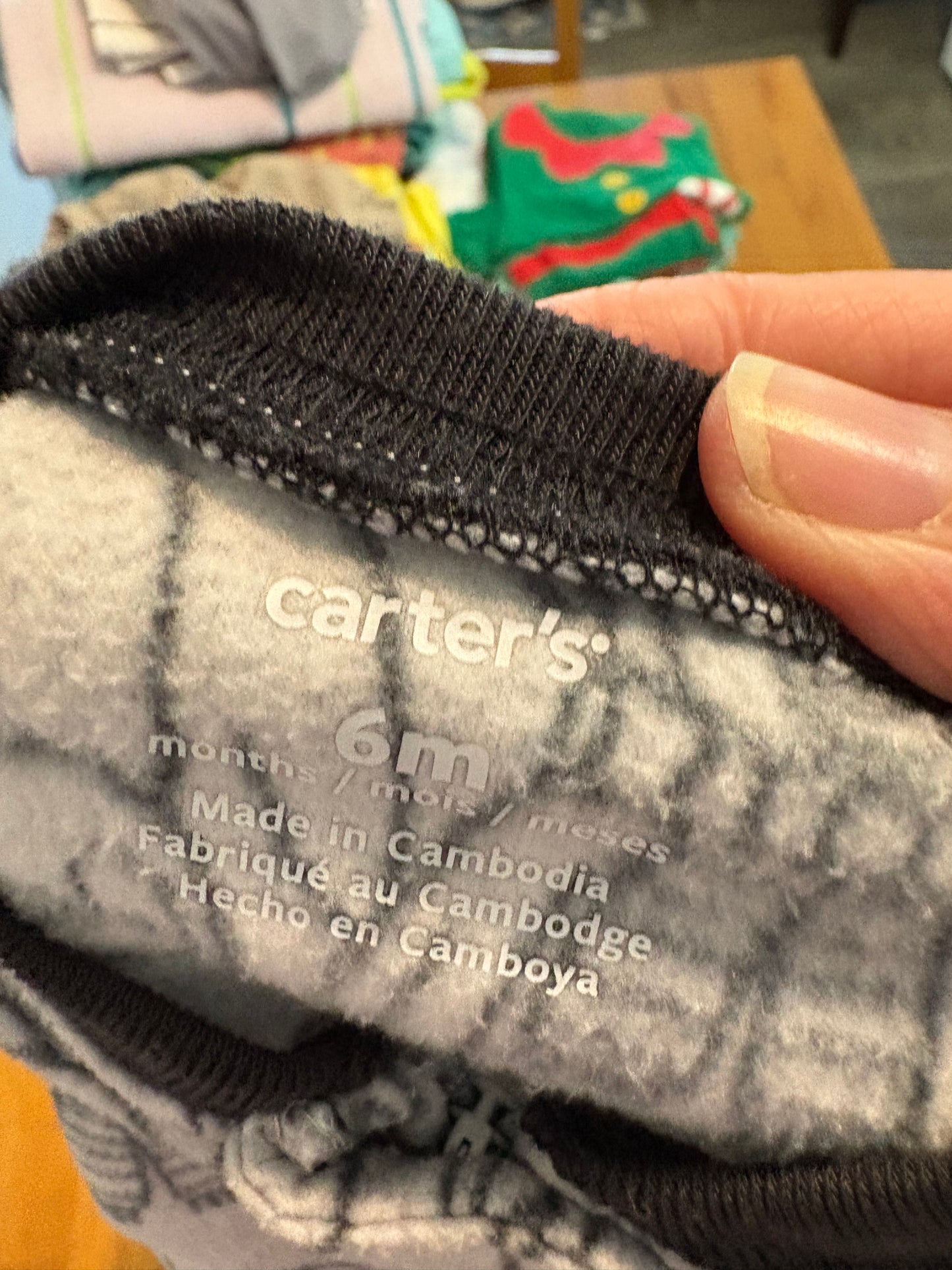 pyjama carter’s 6 mois