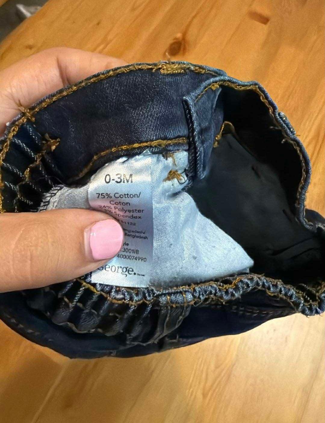 Jeans george 0-3 mois