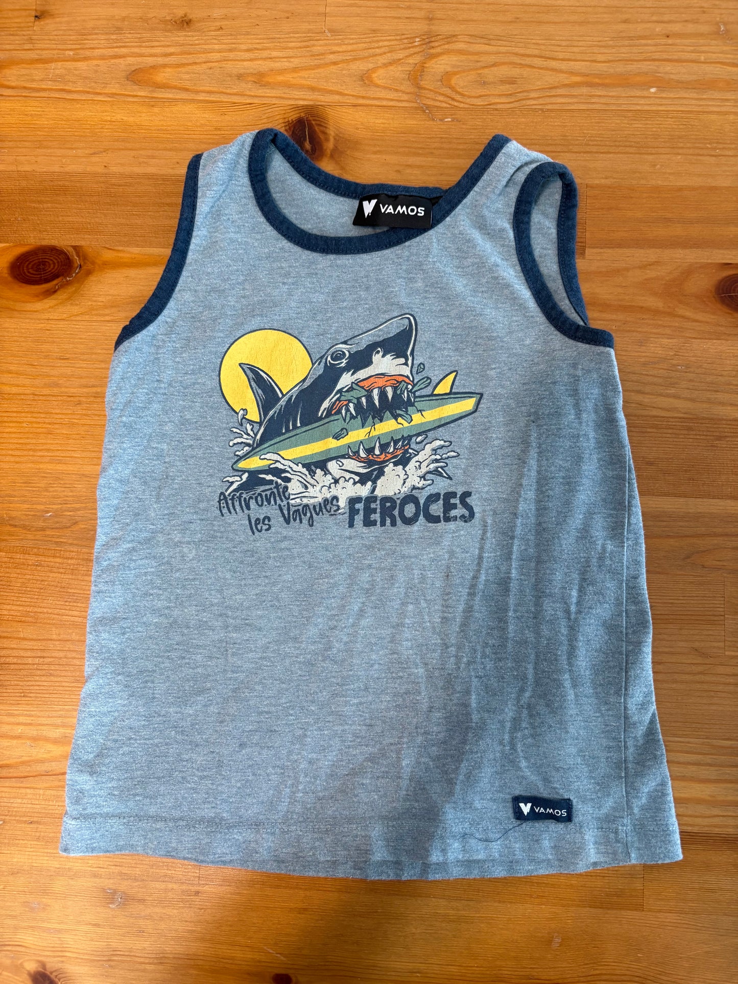 Camisole vamos 5 ans Rabais estival 20% applicable automatiquement au panier