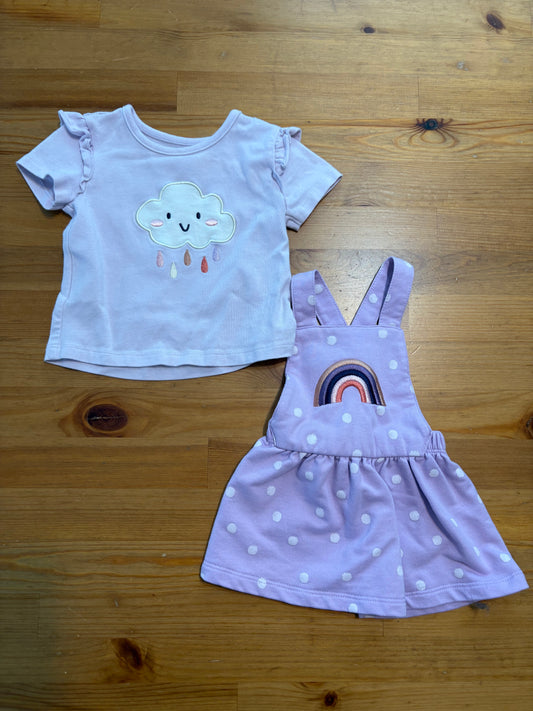 Ensemble pekkle robe 3 mois comme neuf