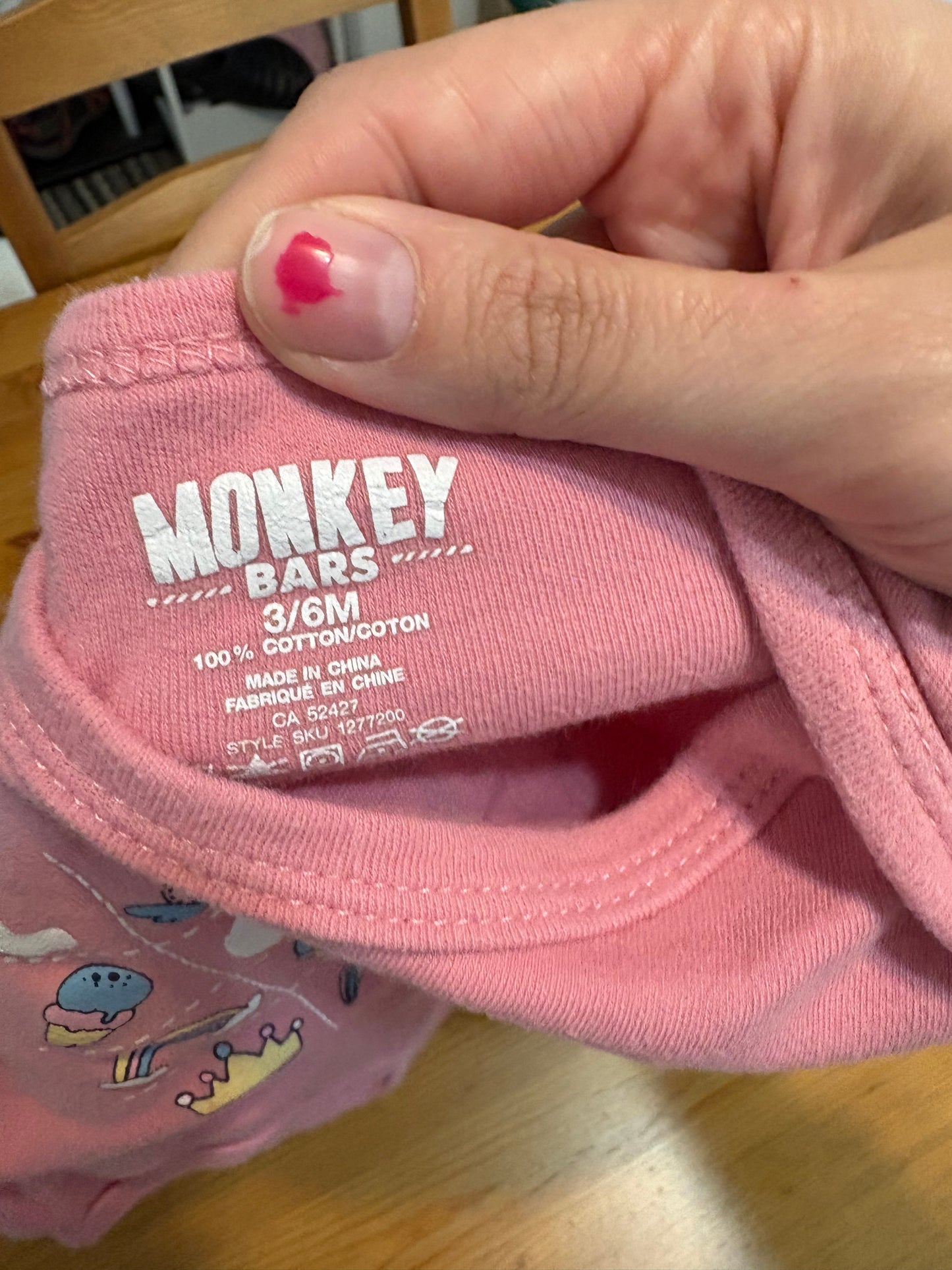 Cache-couche monkey 3-6 mois