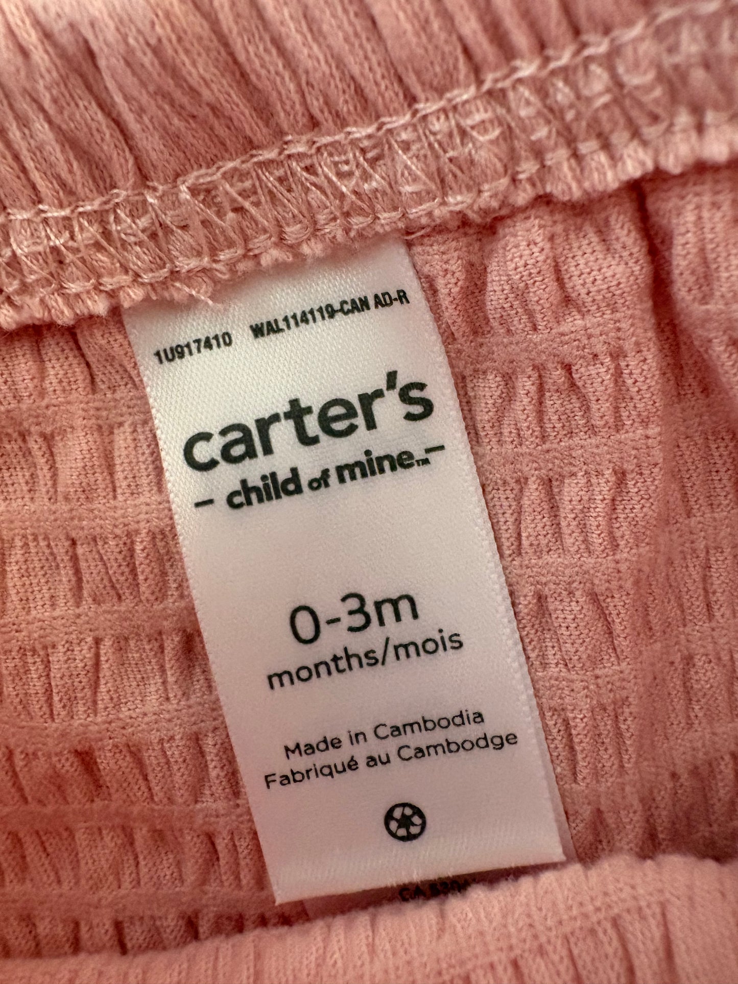 Ensemble carter's 0-3 mois (cmb)