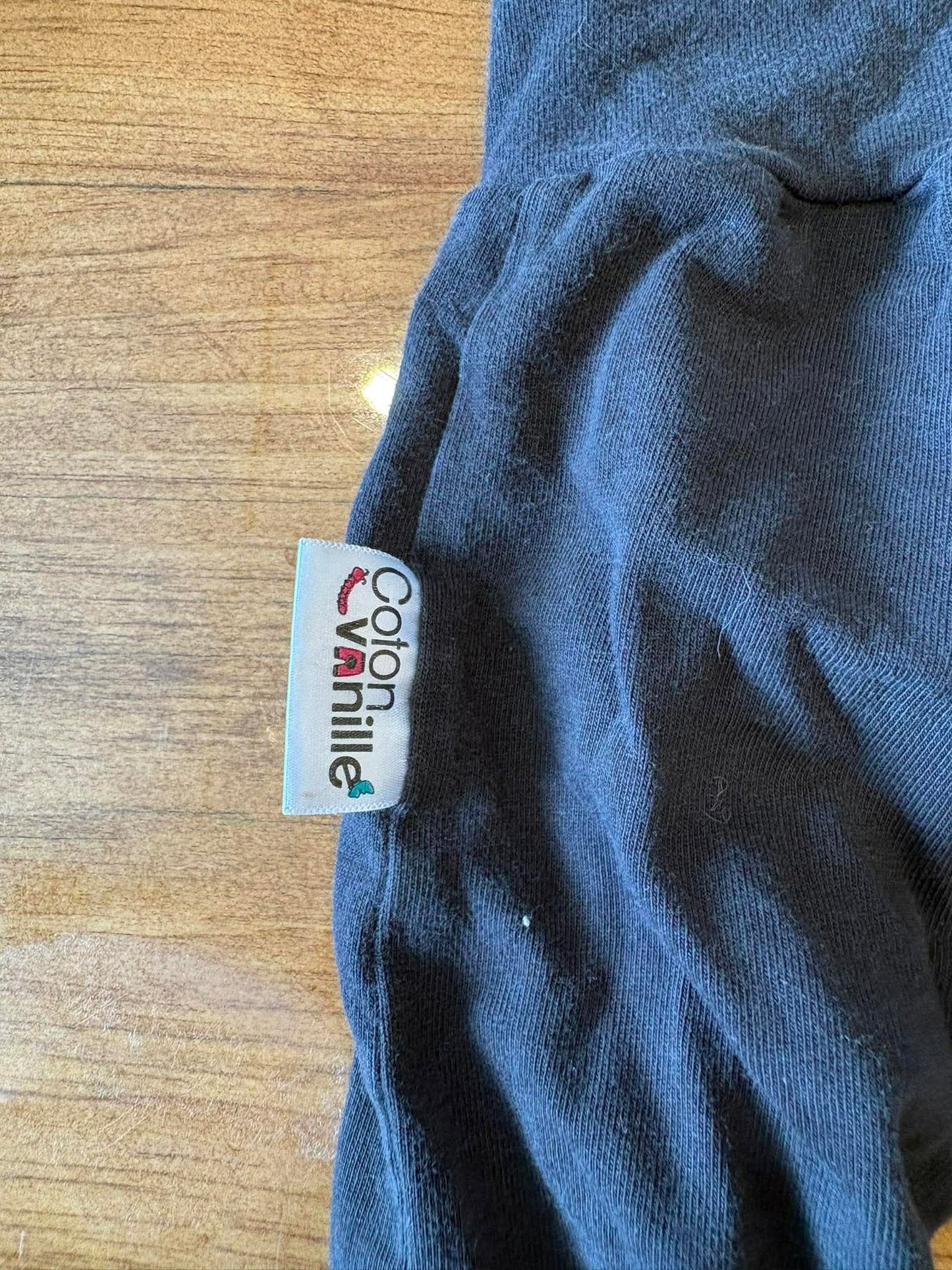 pantalon évolutif coton vanille 0-12 mois