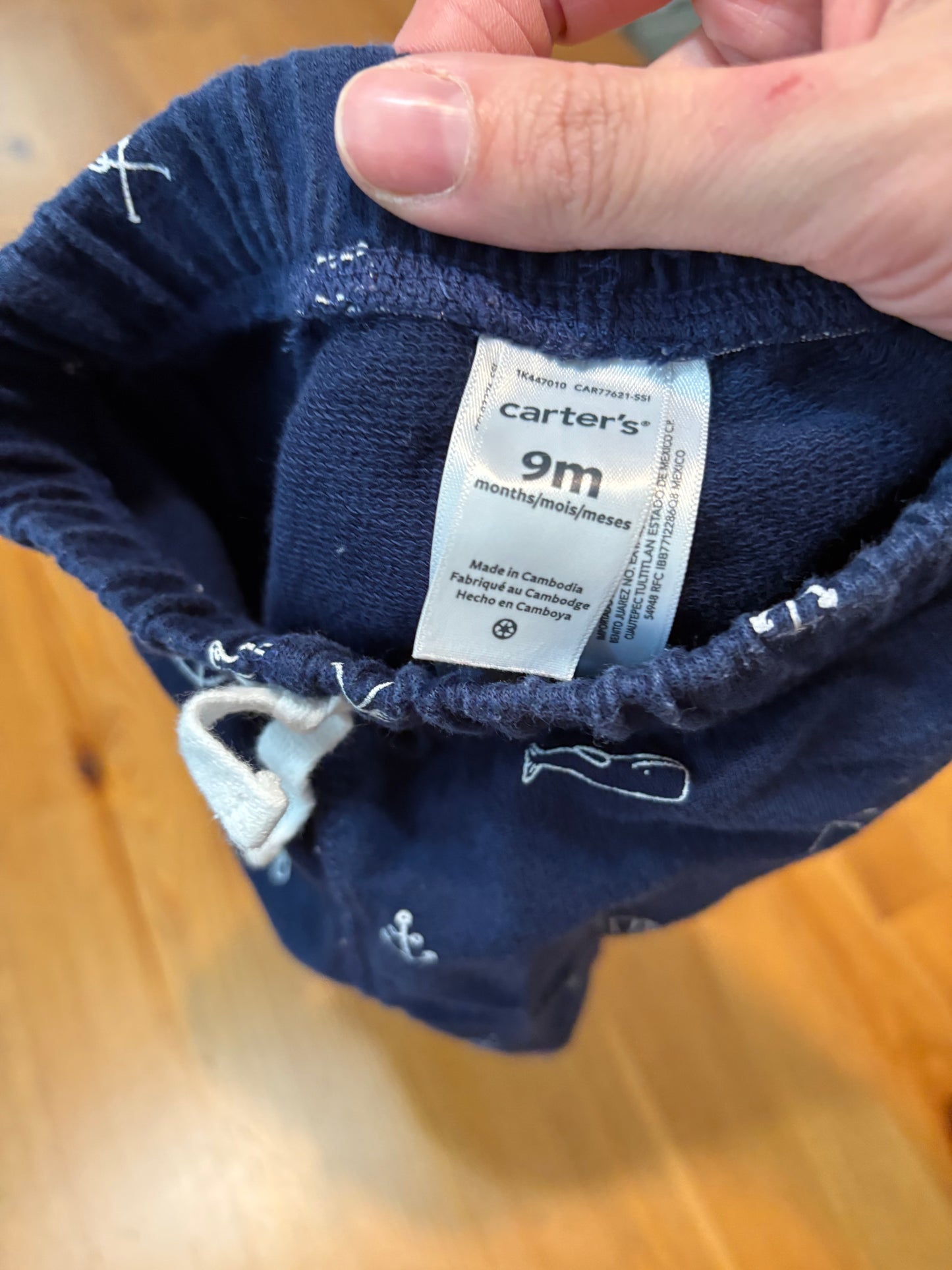 Short carter’s 9 mois