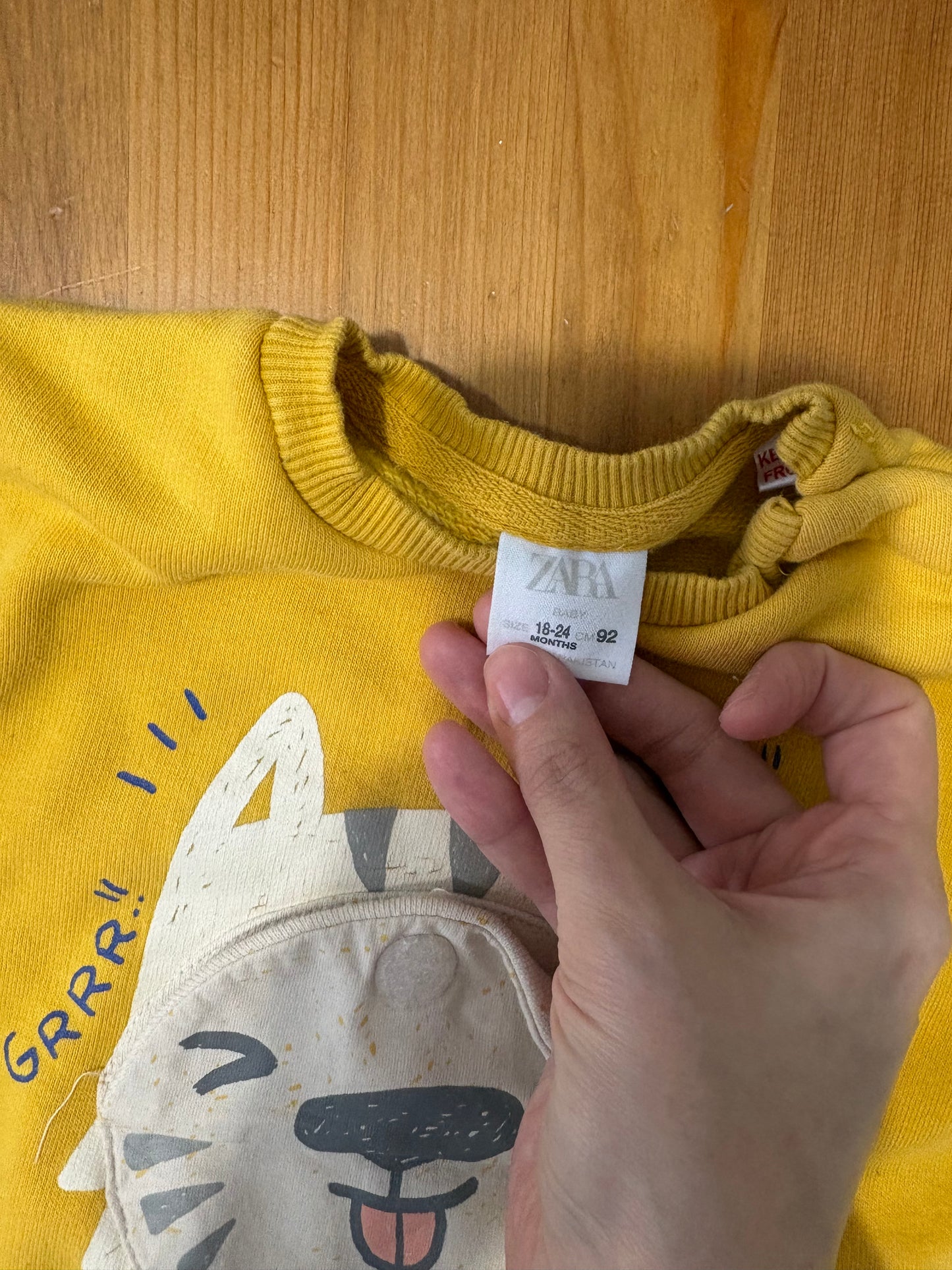 gilet zara 18-24 mois