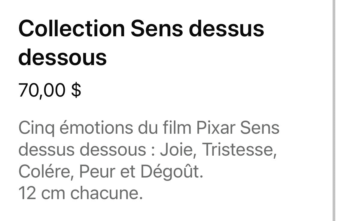 Collection sans dessus dessous tricoté voir photo 2 pour info