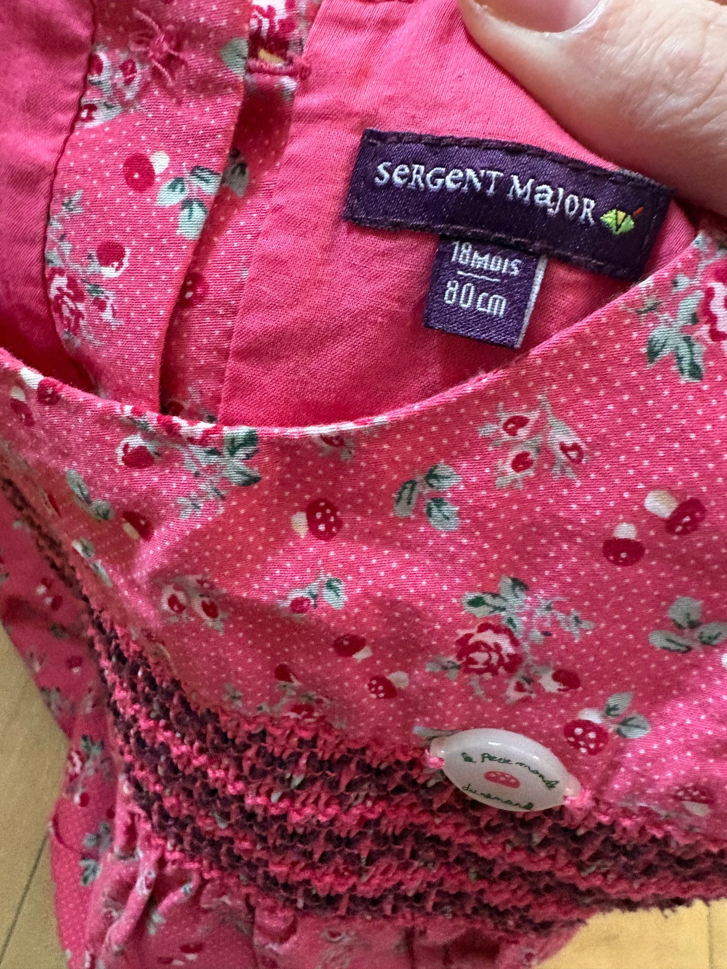 Robe sergent major 18 mois neuf