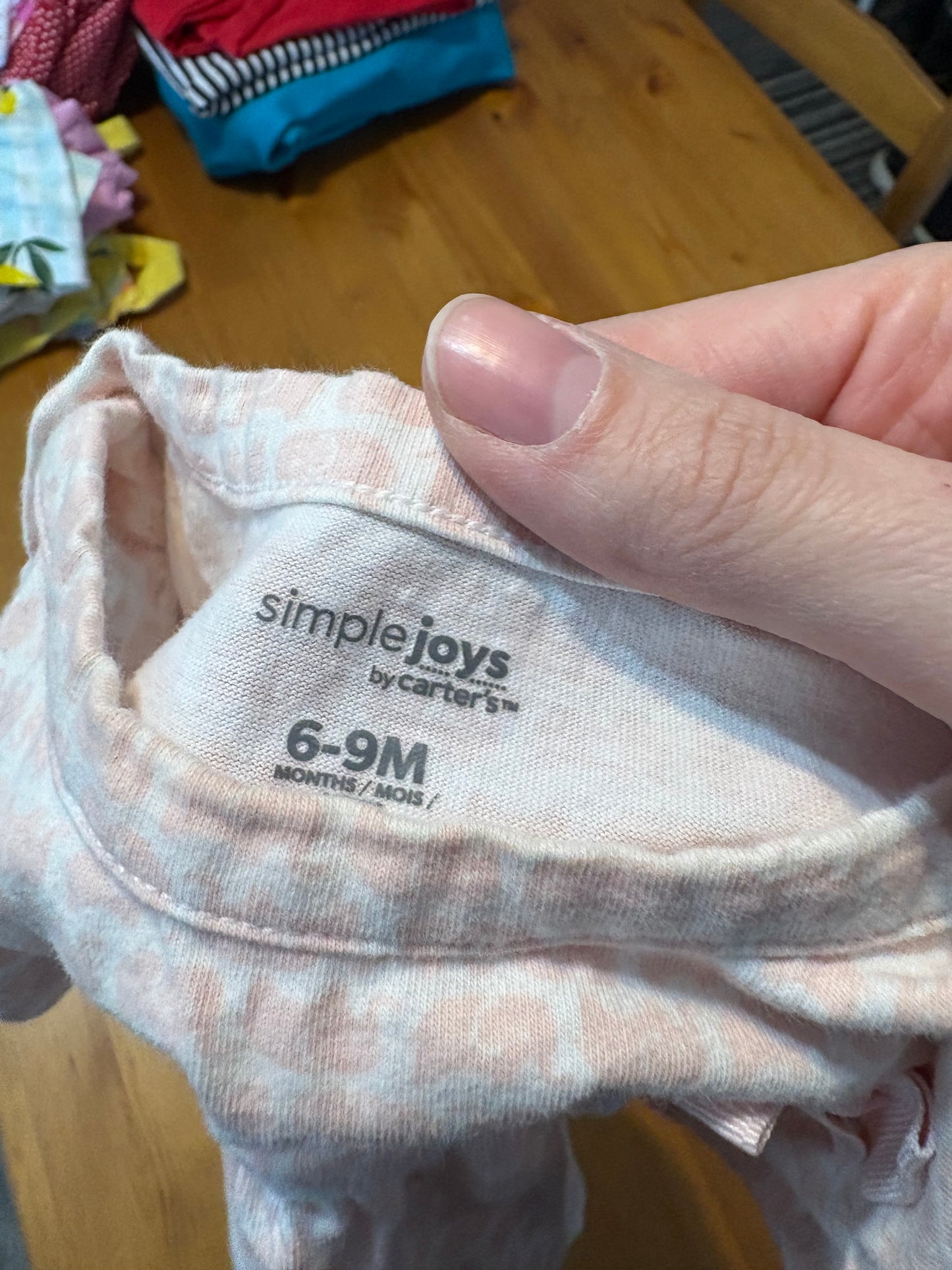 Robe simple joy 6-9 mois