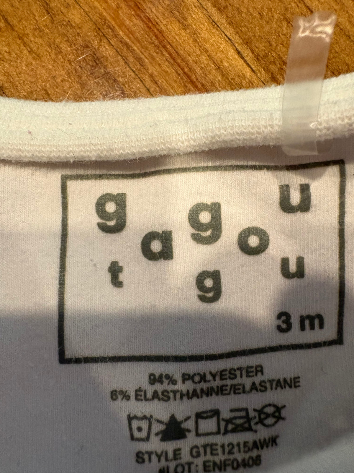 Pyjama gagou tagou 3 mois (cmb)