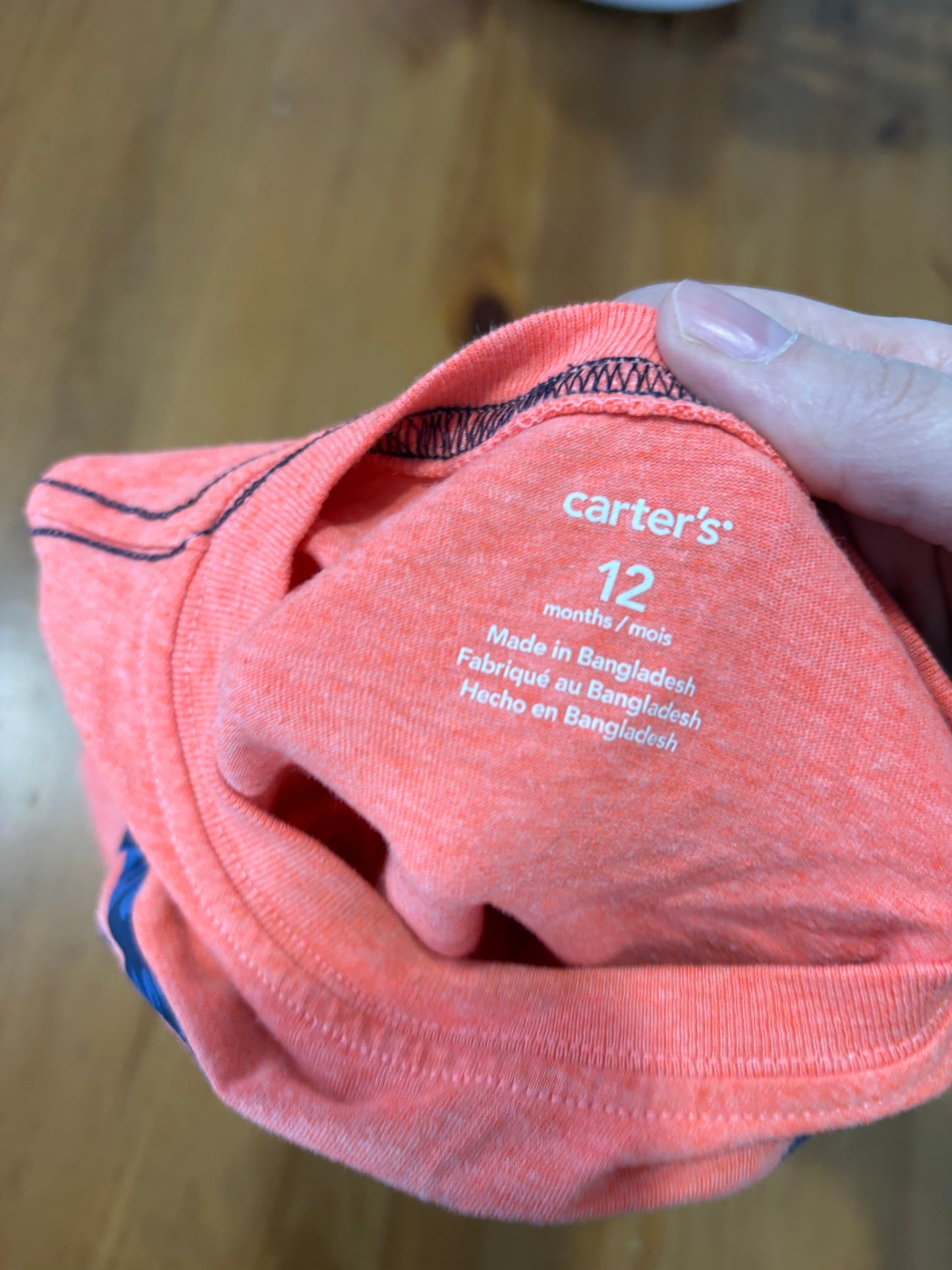 T-shirt carter’s 12 mois