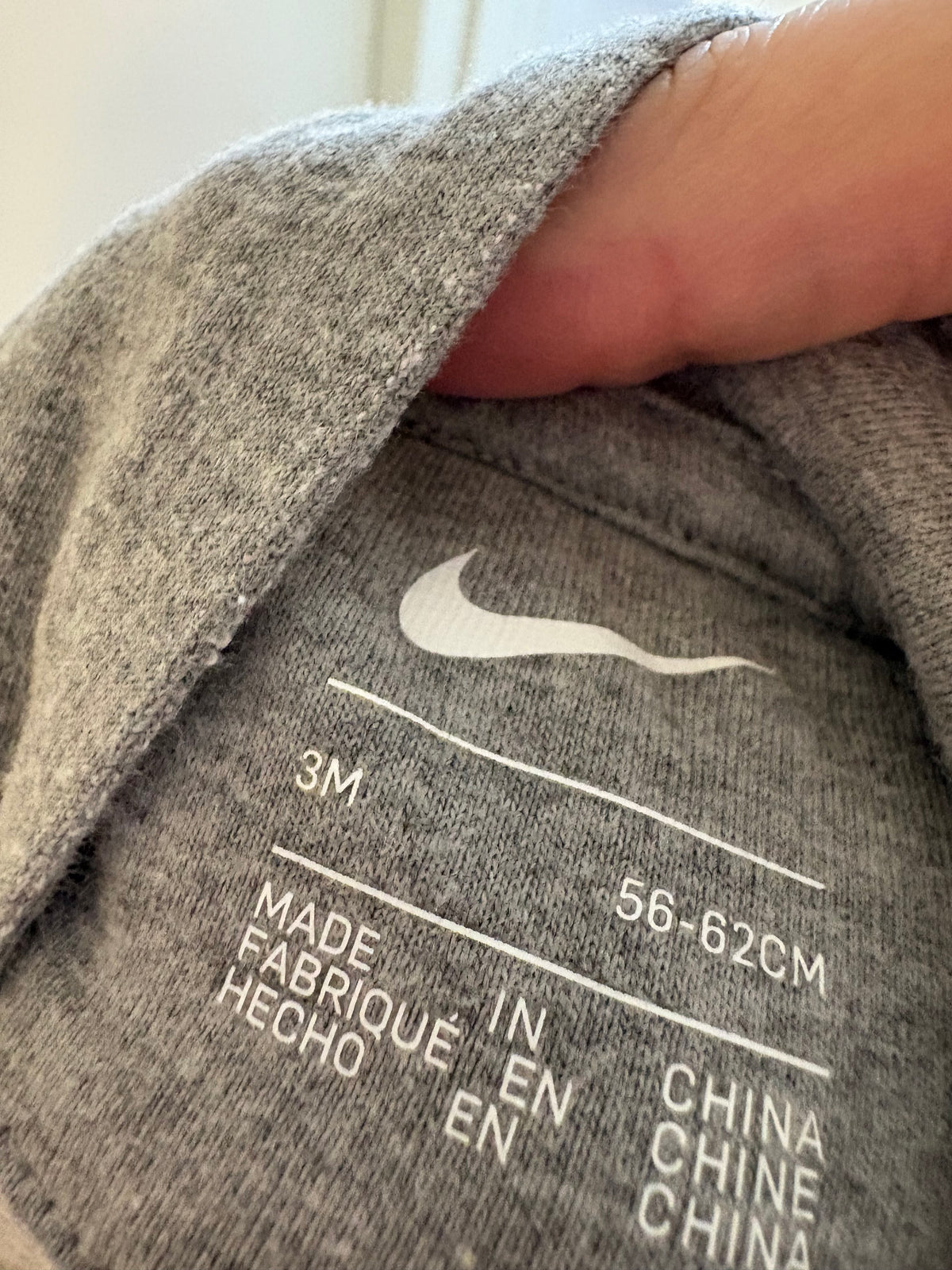 Ensemble nike 3 mois