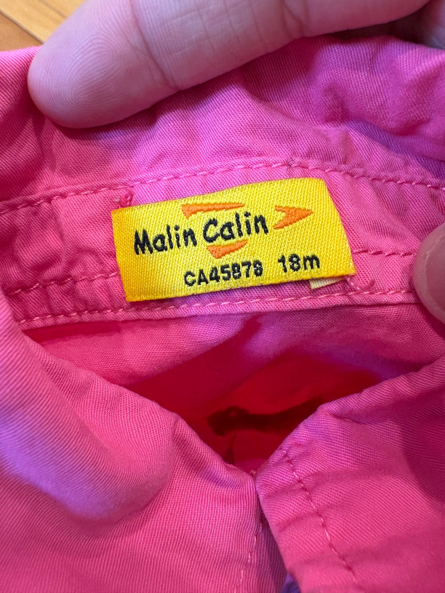 Robe malin câlin 18 mois