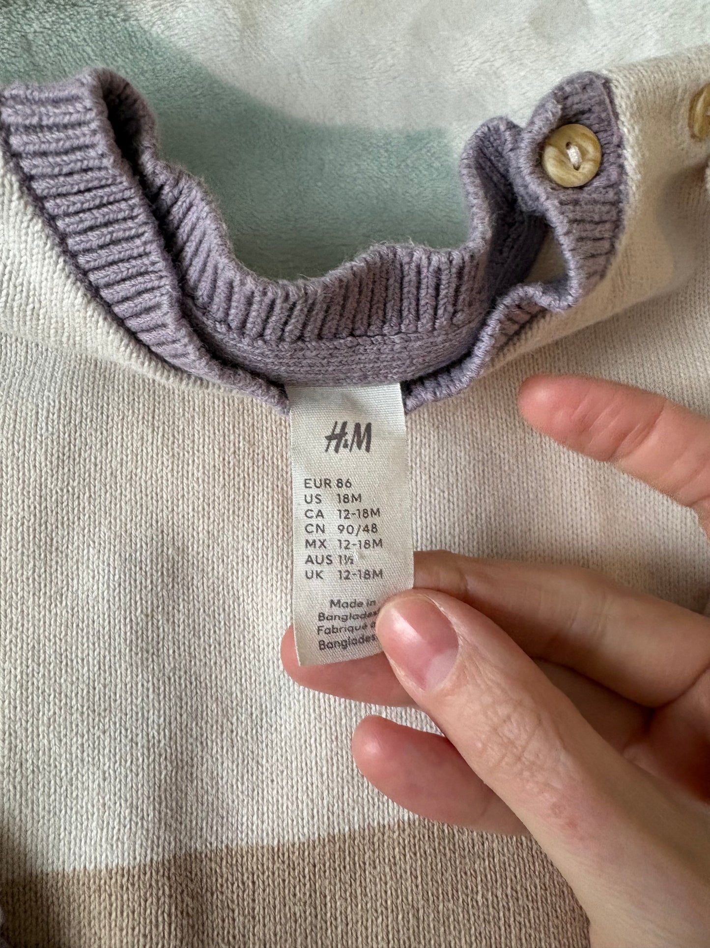 Gilet h&m 12-18 mois*
