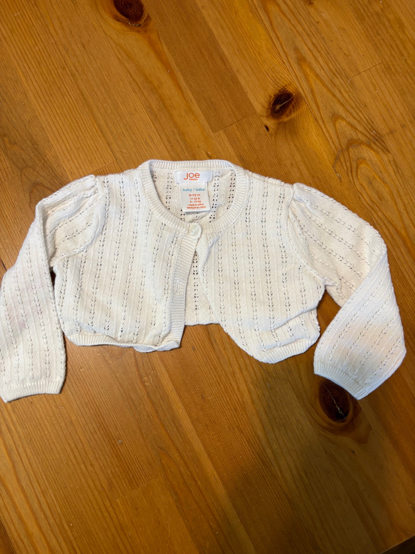 Veste joe fresh 6-12 mois