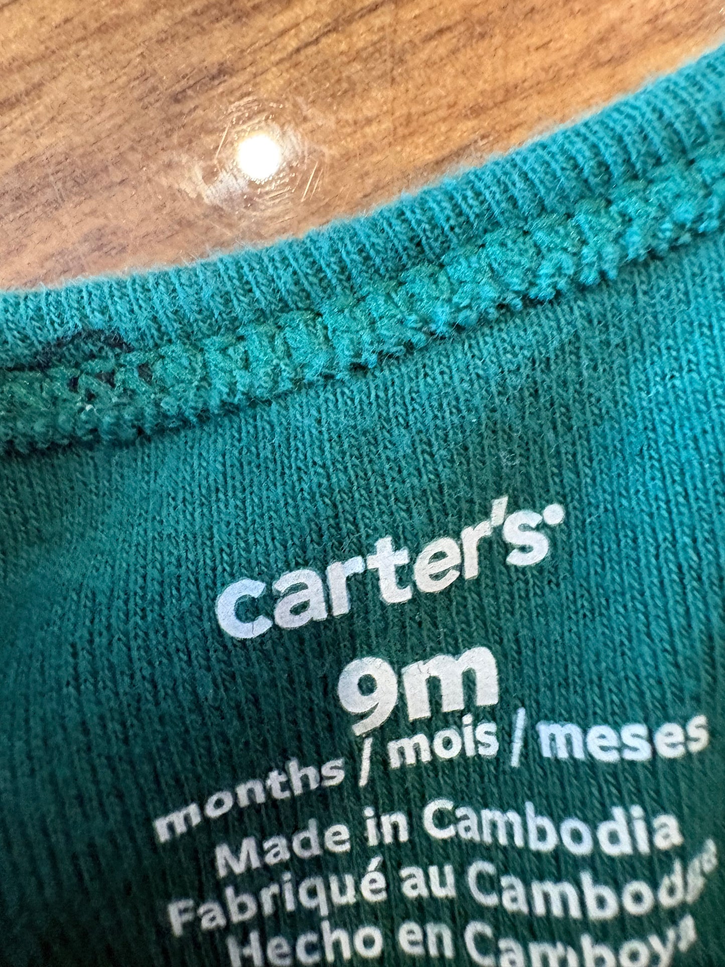 Cache couche carter's 9 mois