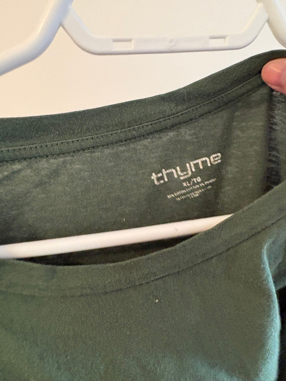 t-shirt thyme xlarge