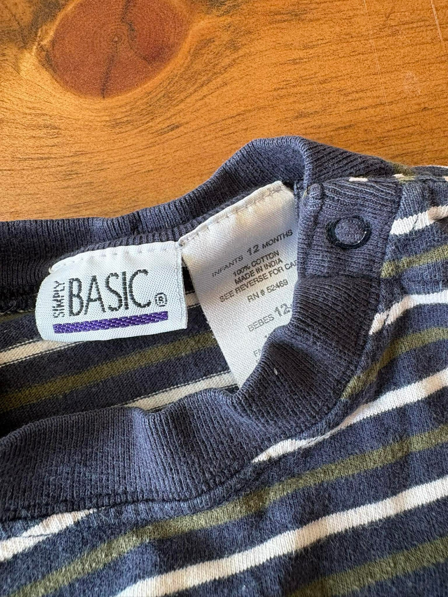 t-shirt simply basic 12 mois