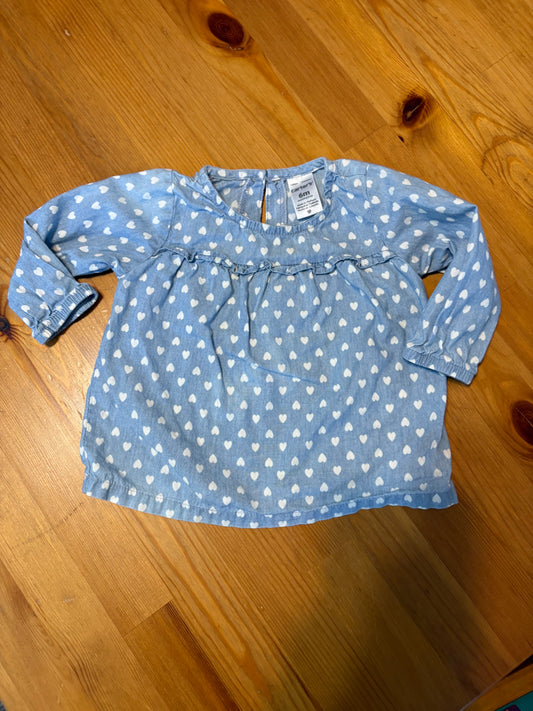 Gilet carter’s en denim 6 mois