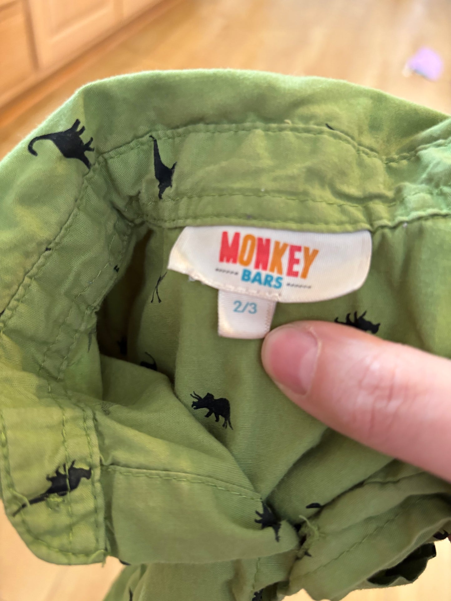 Chemise monkey bar 2-3 ans*