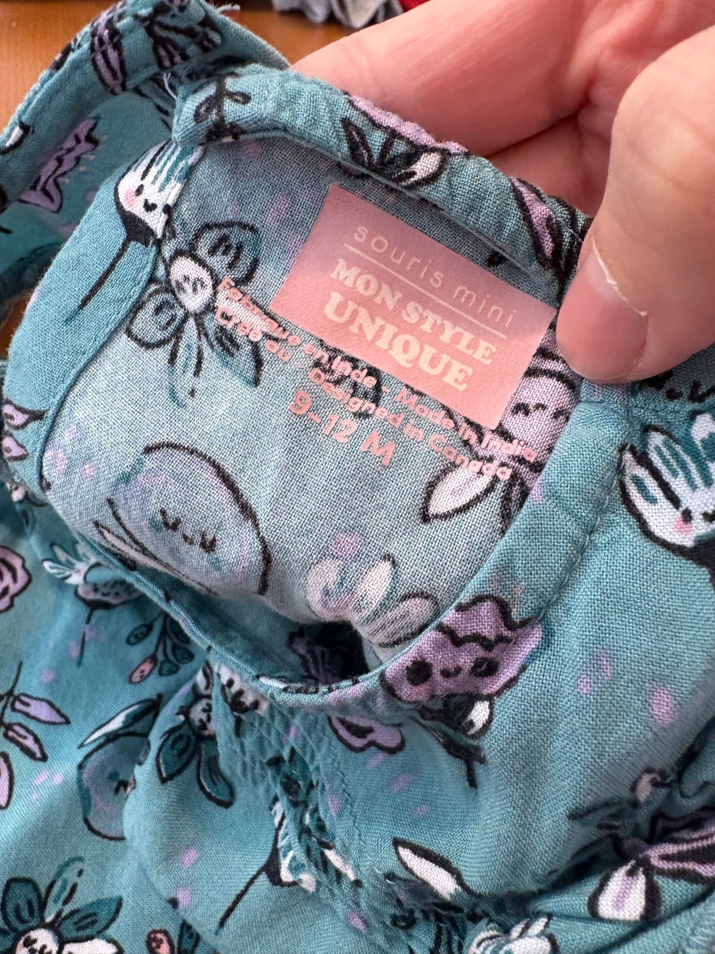 Robe et bandeaux souris mini 6-9 mois état neuf